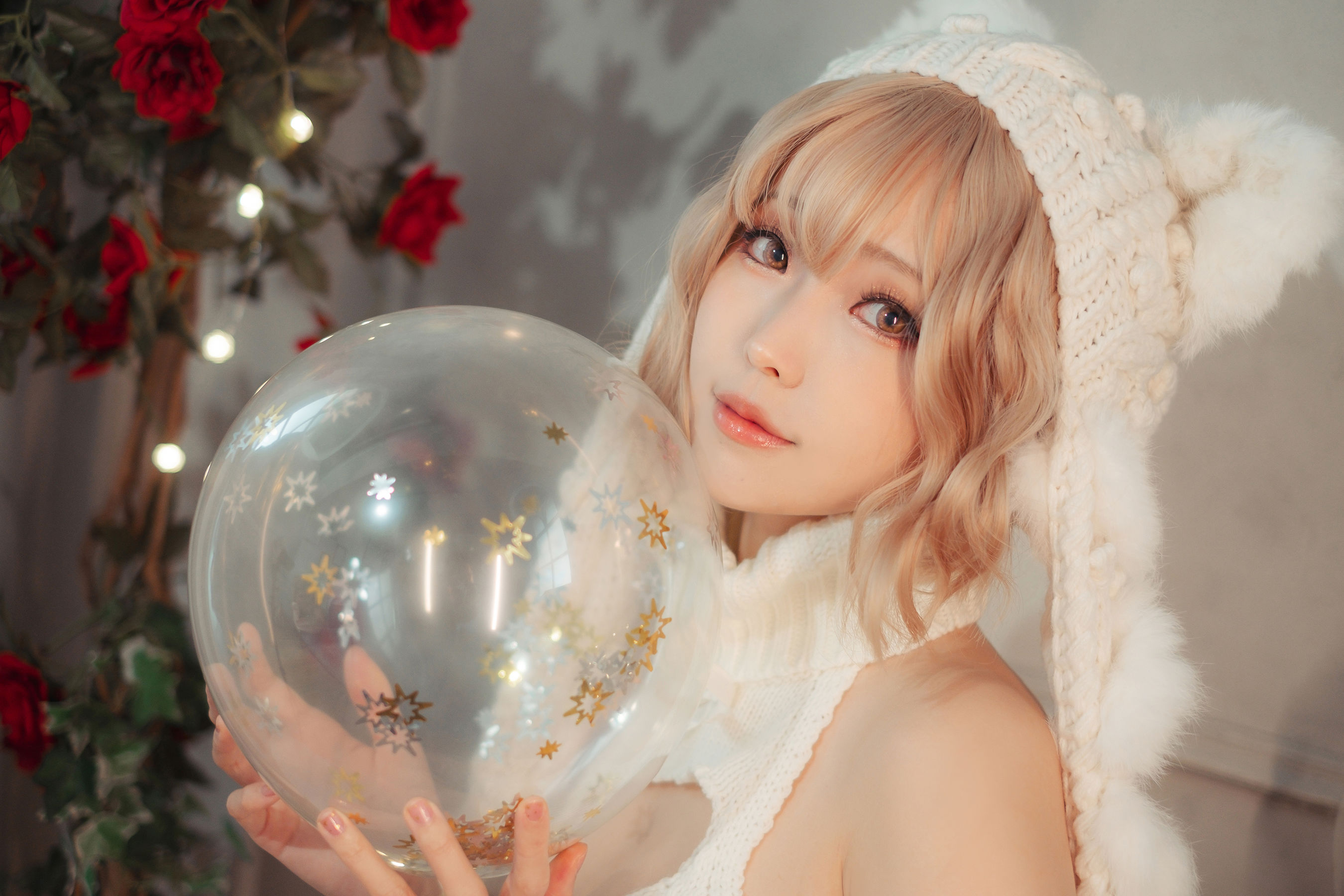 [COSPLAY] Ely_eee(ElyEE子) – 白色 KNITTING
