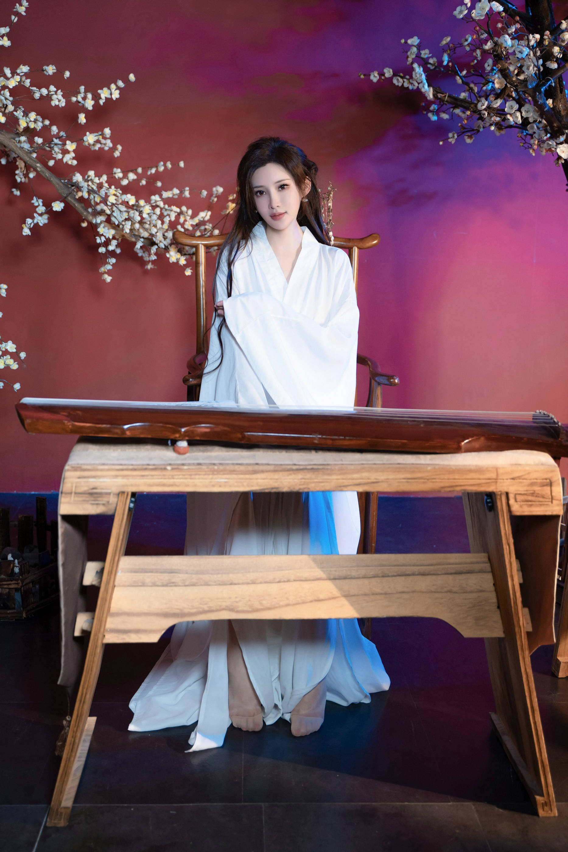 [秀人内购] 周妍希 诱人私拍福利 白色汉服
