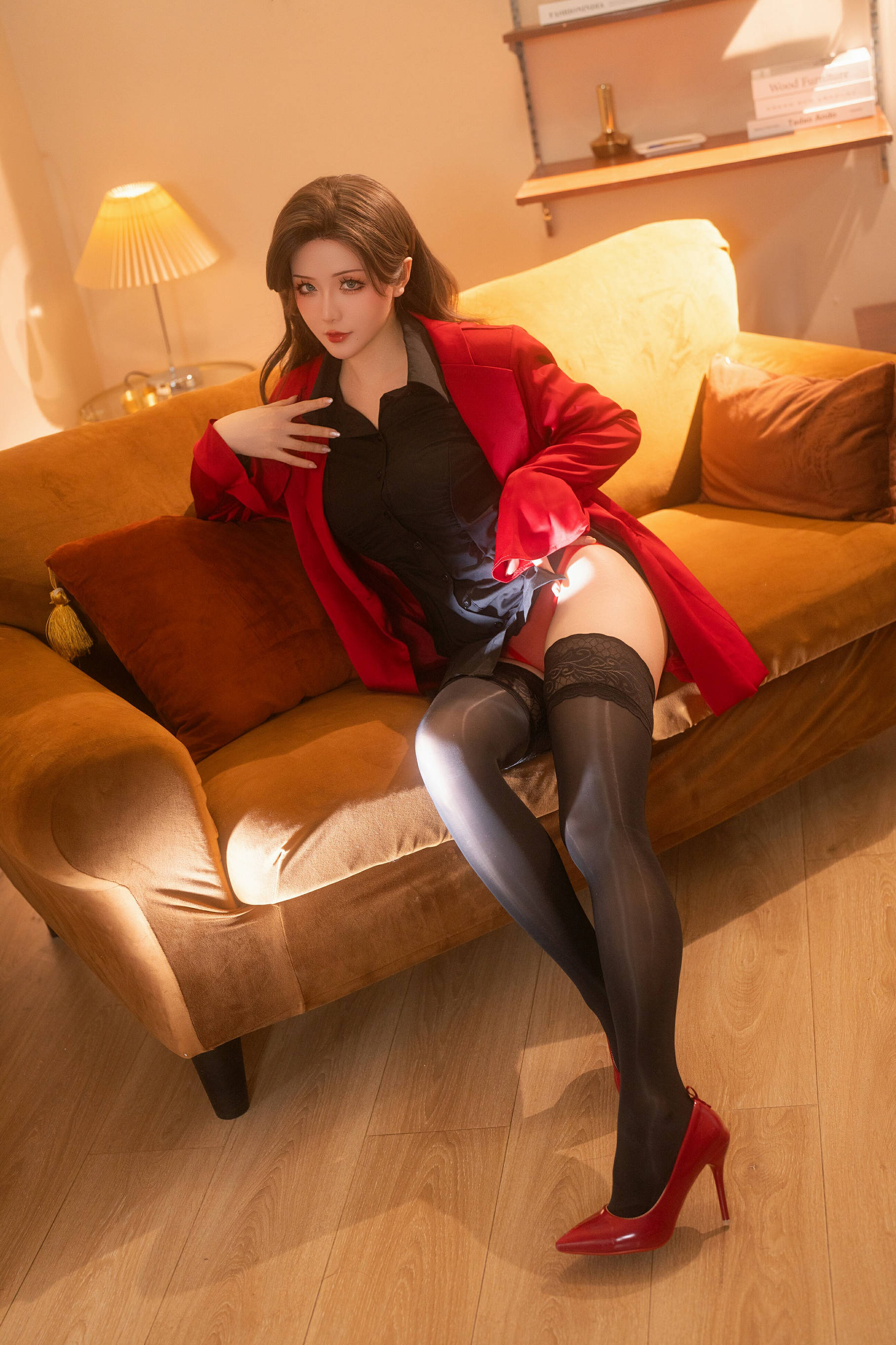 [COSPLAY]rioko凉凉子 – 红与黑