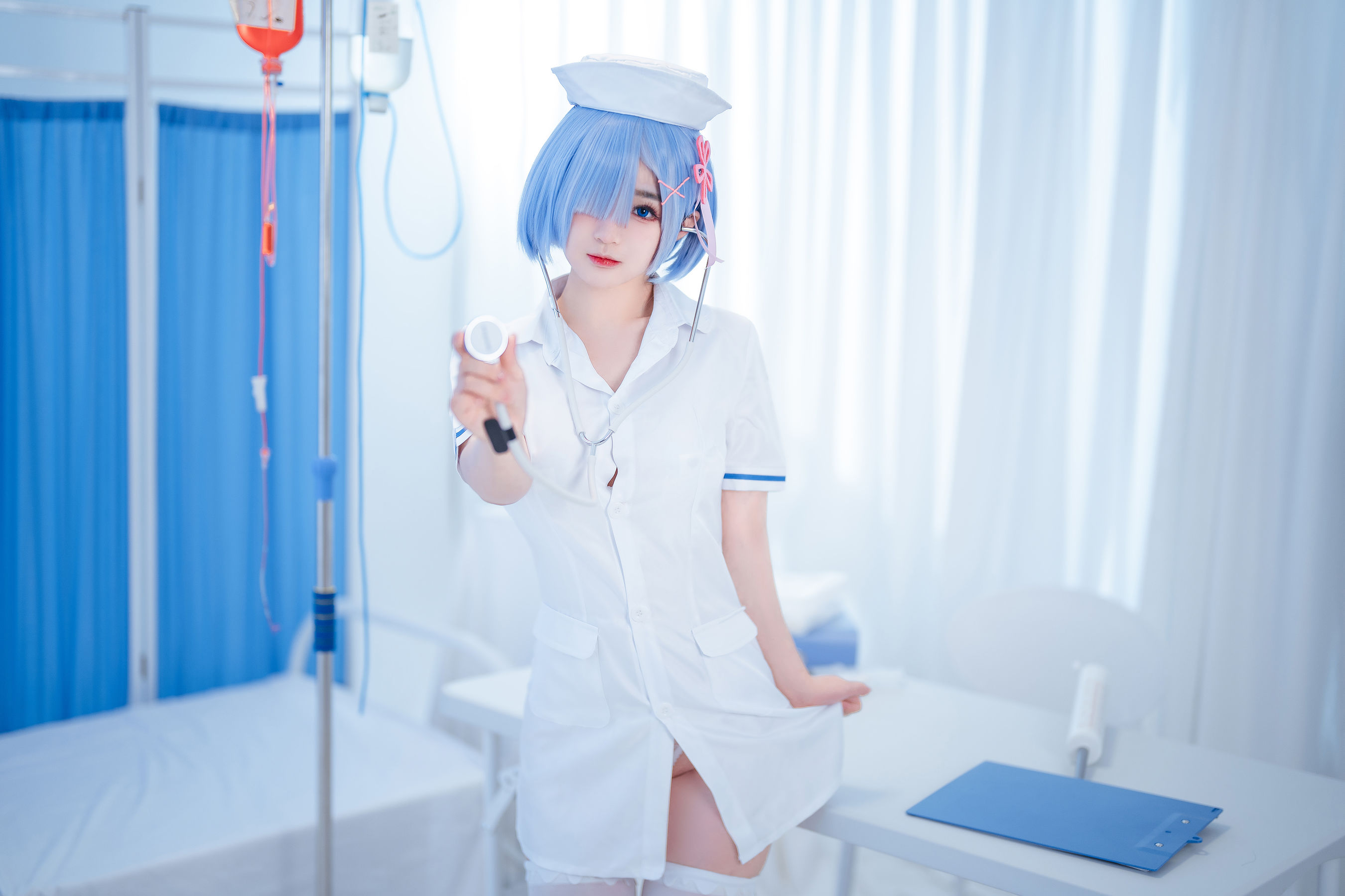 [COSPLAY] 桜井宁宁 – 雷姆护士