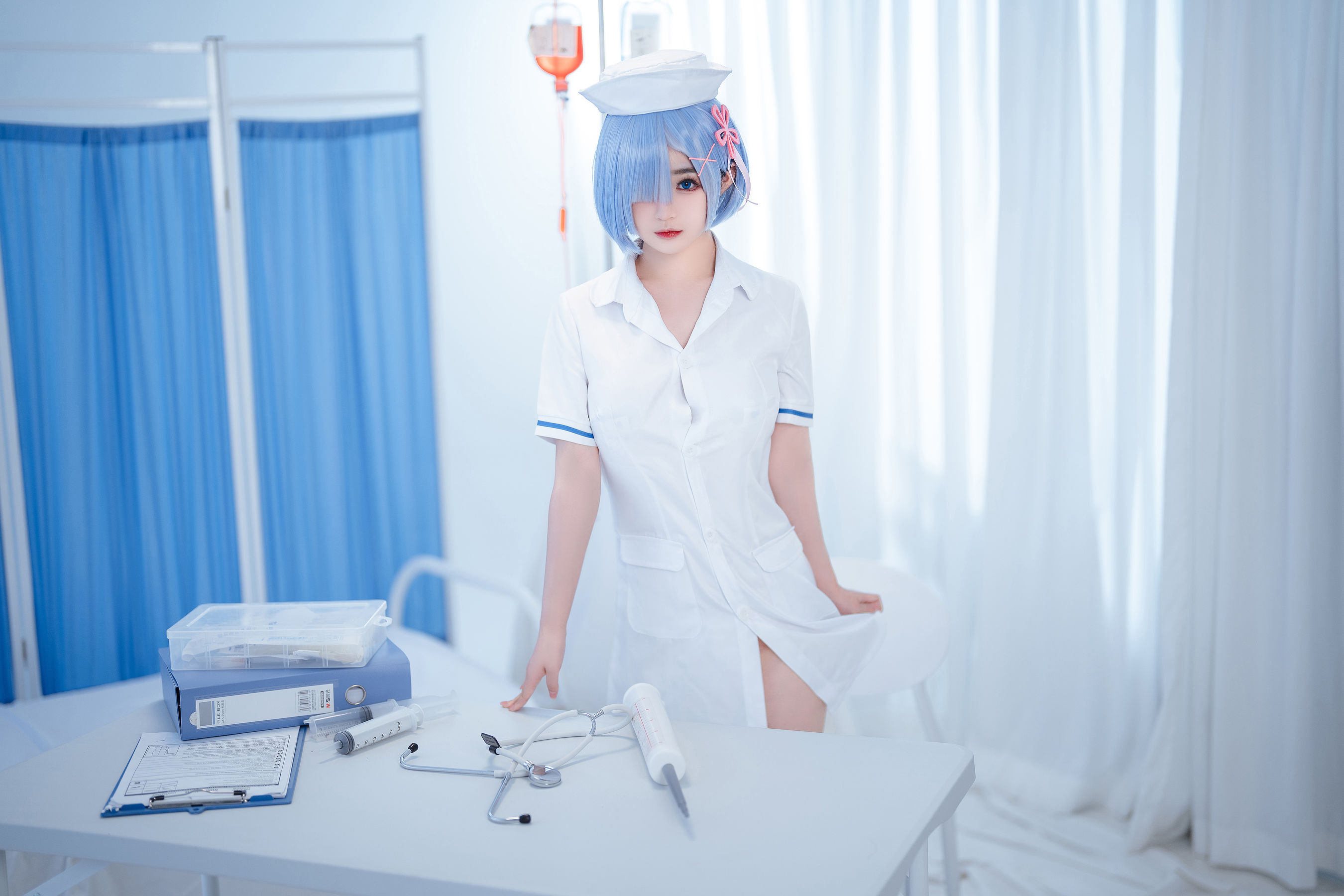 [COSPLAY] 桜井宁宁 – 雷姆护士