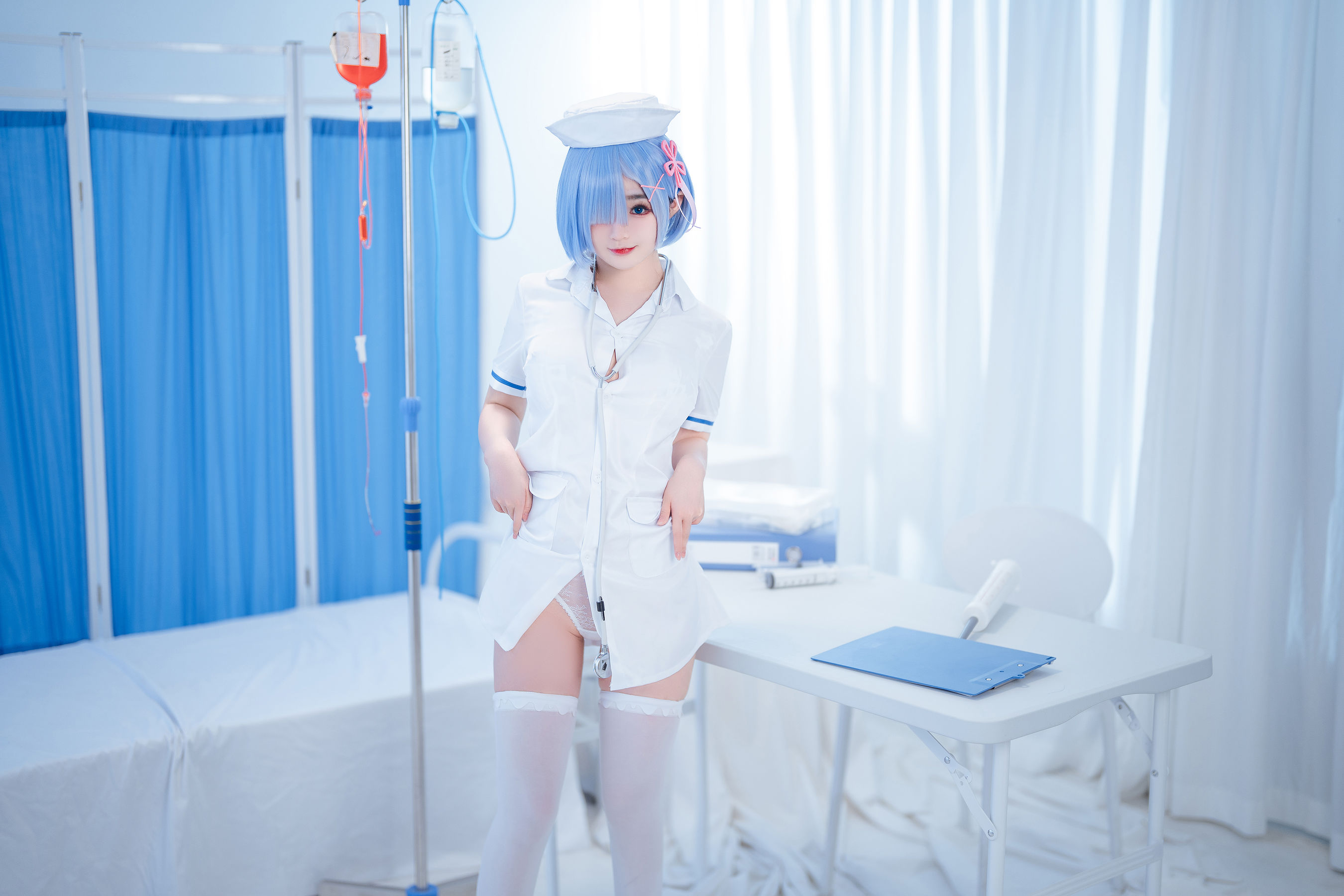 [COSPLAY] 桜井宁宁 – 雷姆护士