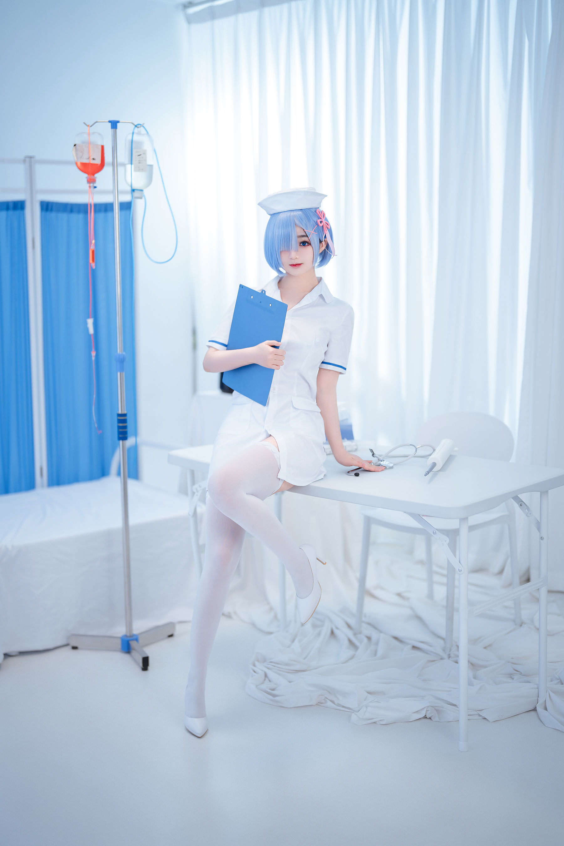 [COSPLAY] 桜井宁宁 – 雷姆护士