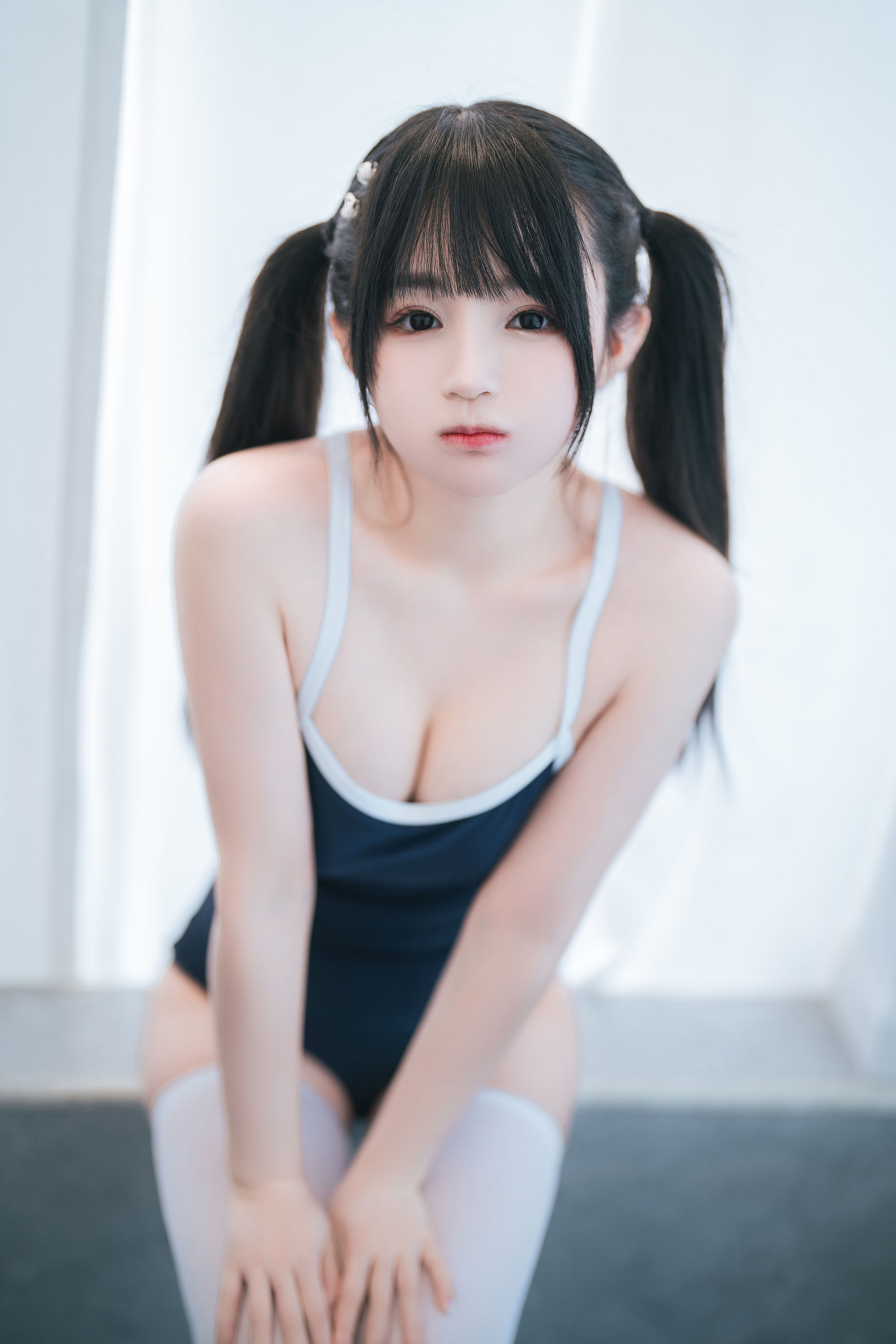 [COSPLAY] 桜井宁宁 – 白丝死库水