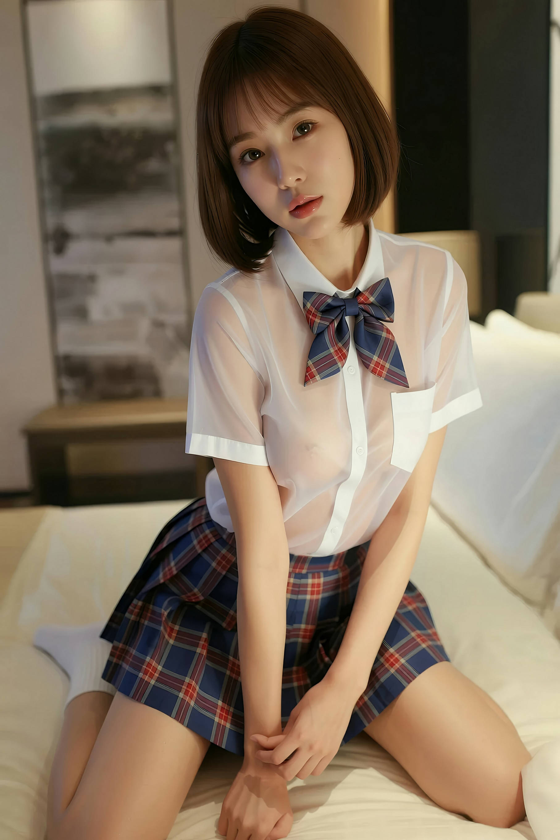 [AiGirl] 小乔不乔 JK裙 [88P]