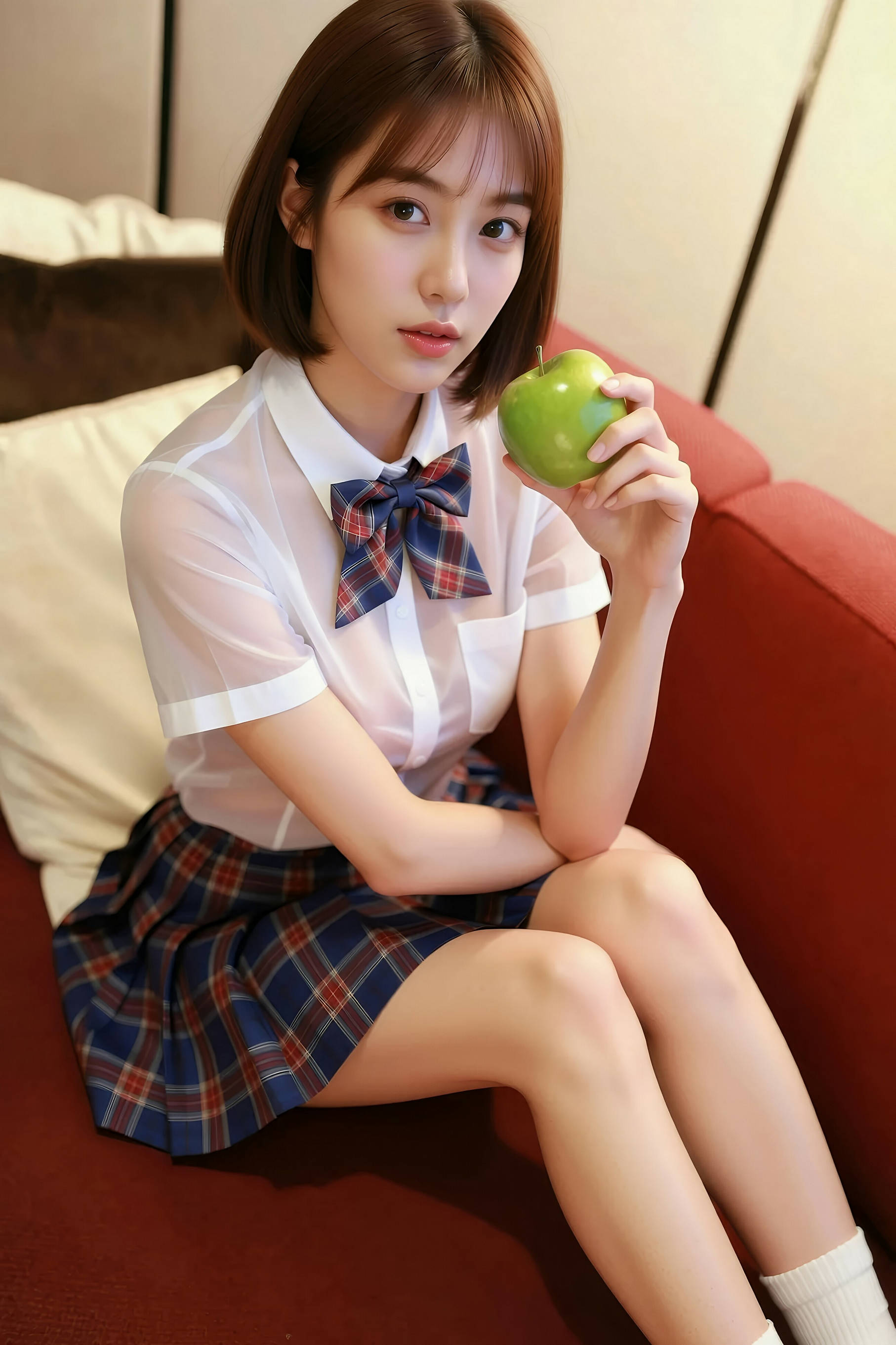 [AiGirl] 小乔不乔 JK裙 [88P]
