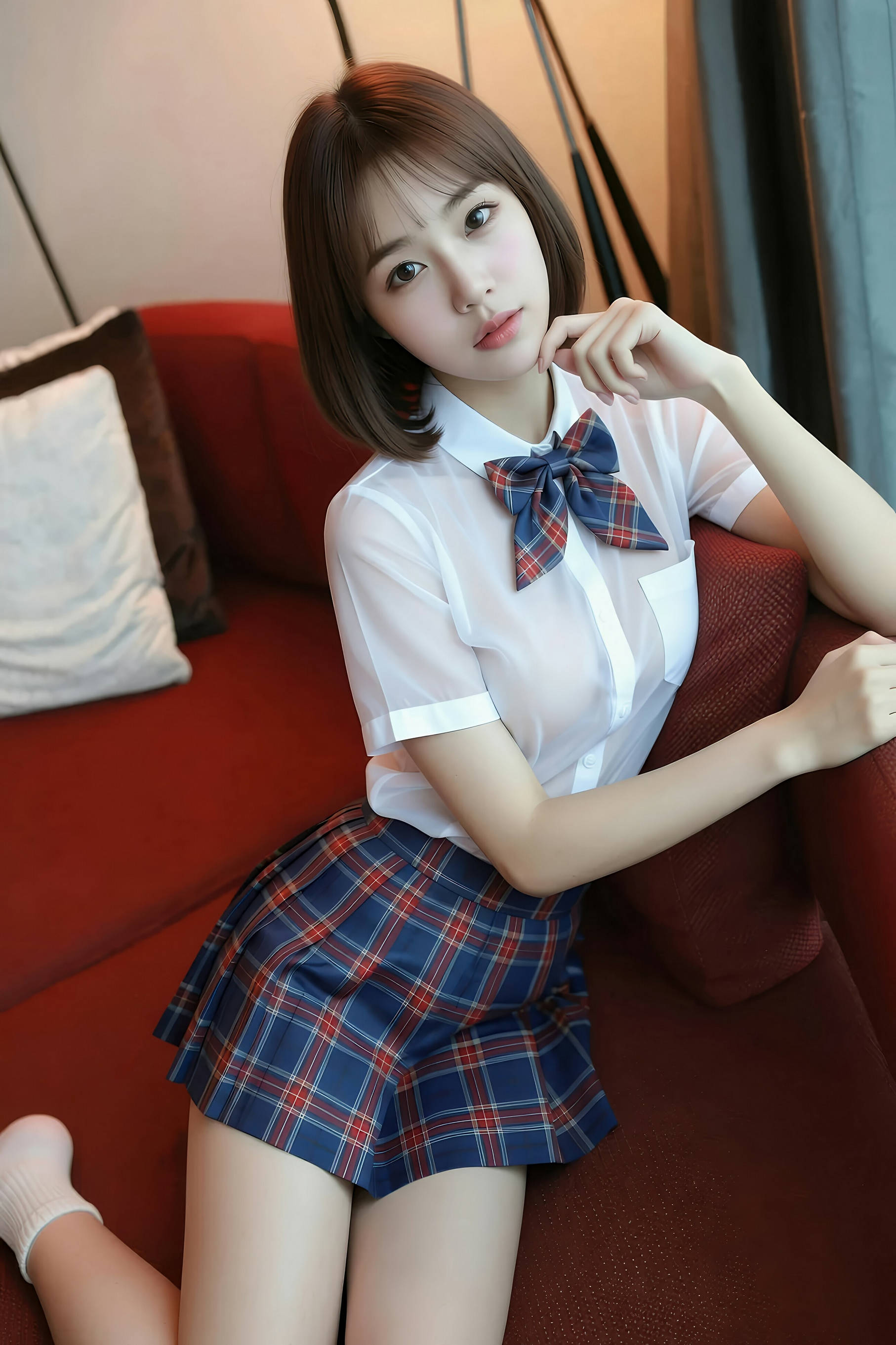 [AiGirl] 小乔不乔 JK裙 [88P]