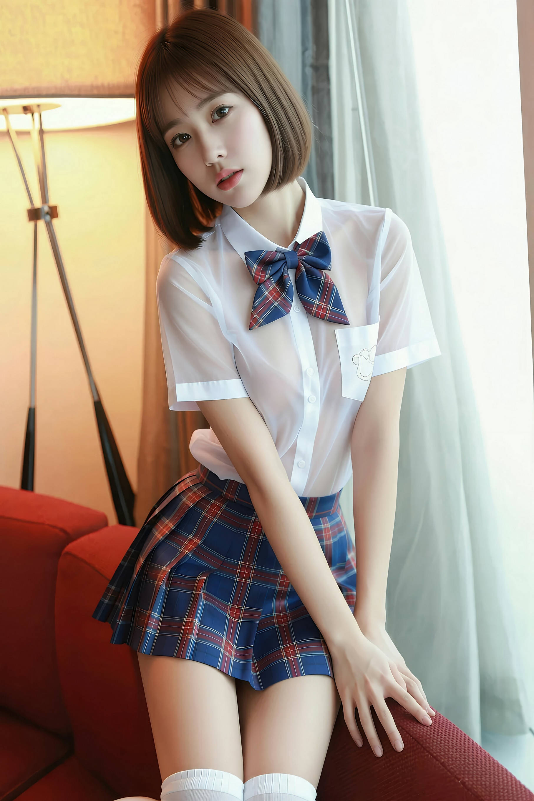 [AiGirl] 小乔不乔 JK裙 [88P]
