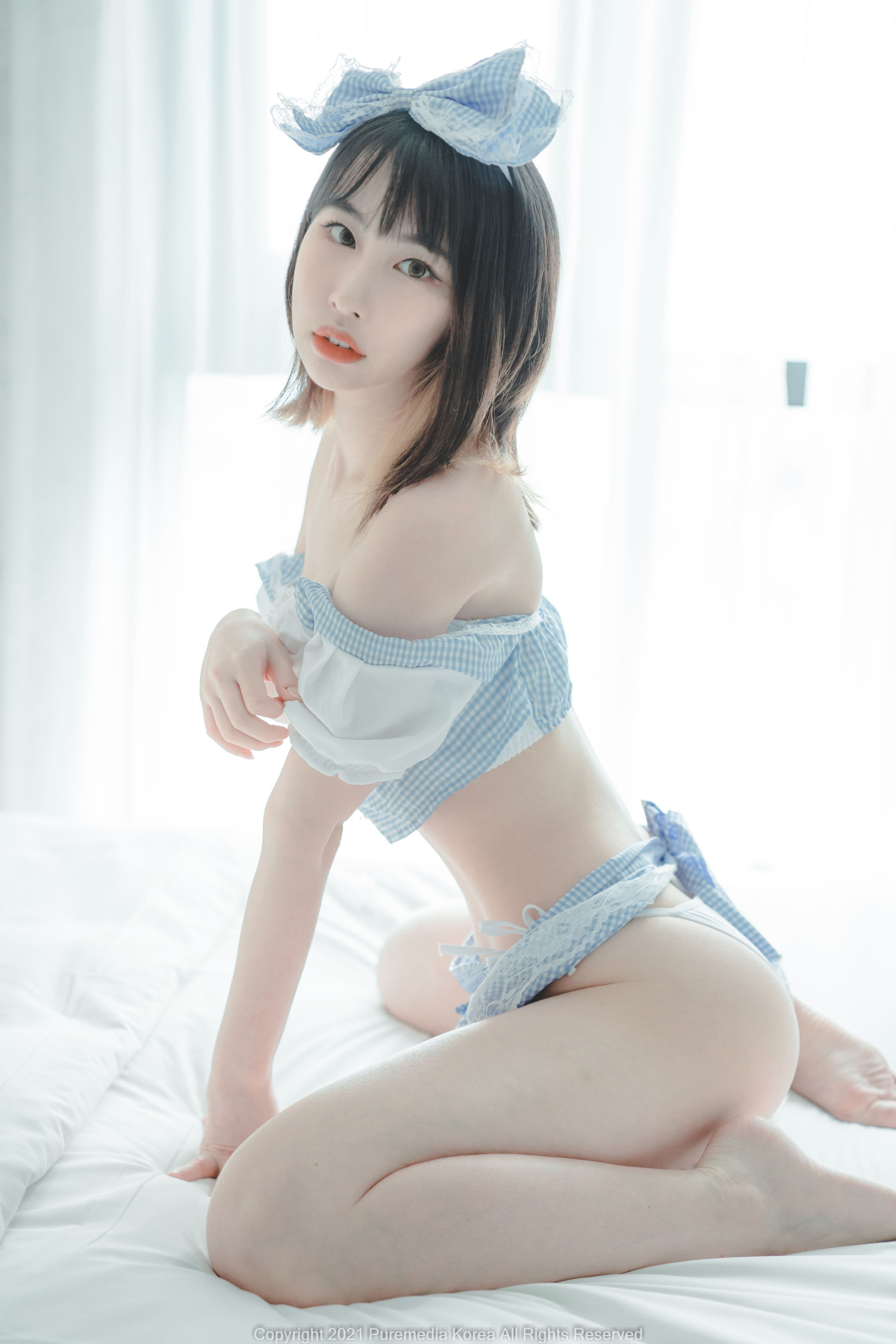 [PURE MEDIA] Uhye 蓝黑女仆 [83P]