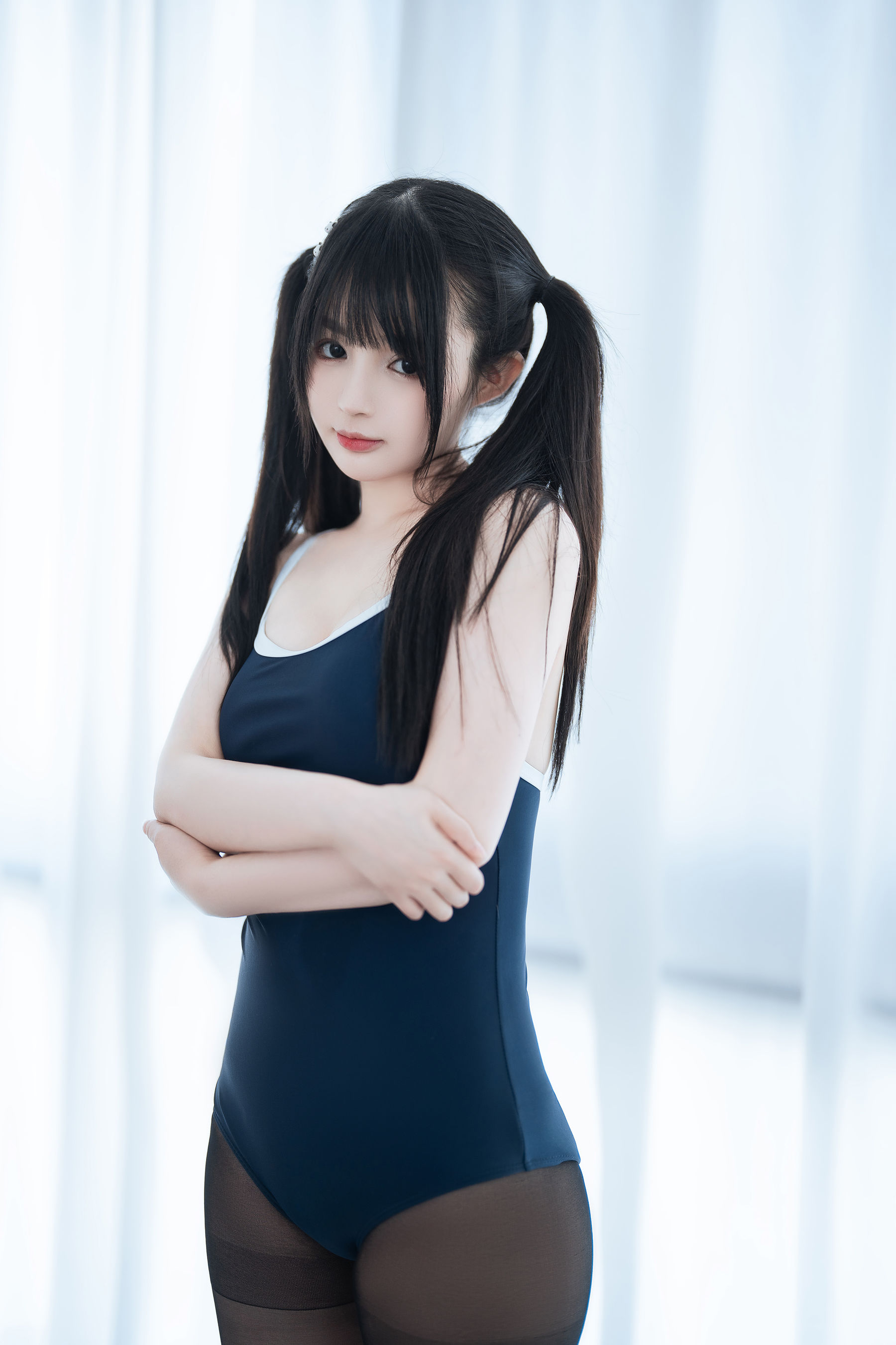 [COSPLAY] 桜井宁宁 – 黑丝死库水