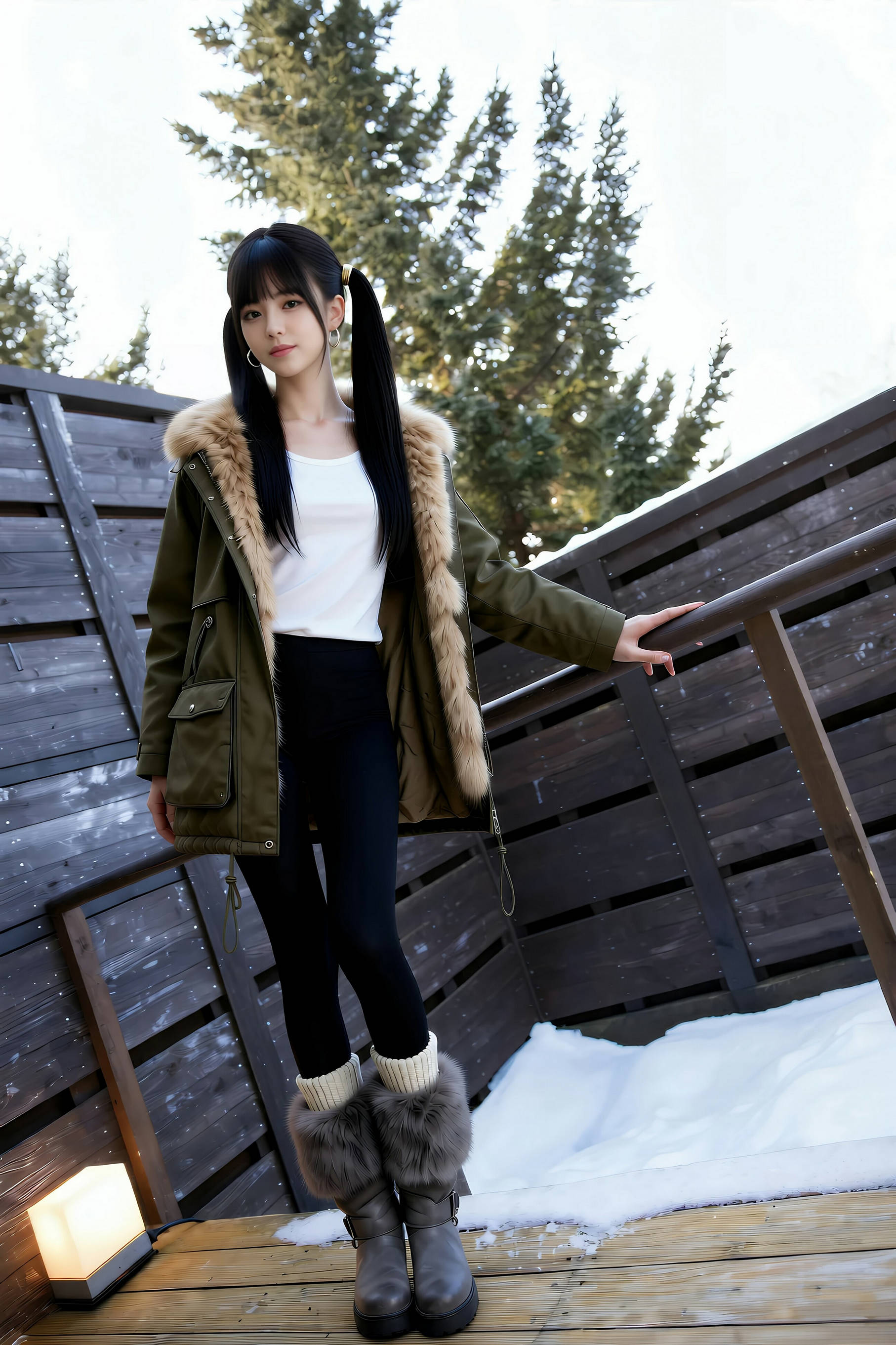 [AiGirl] 柚柚sasa 白T运动短裤 [66P]