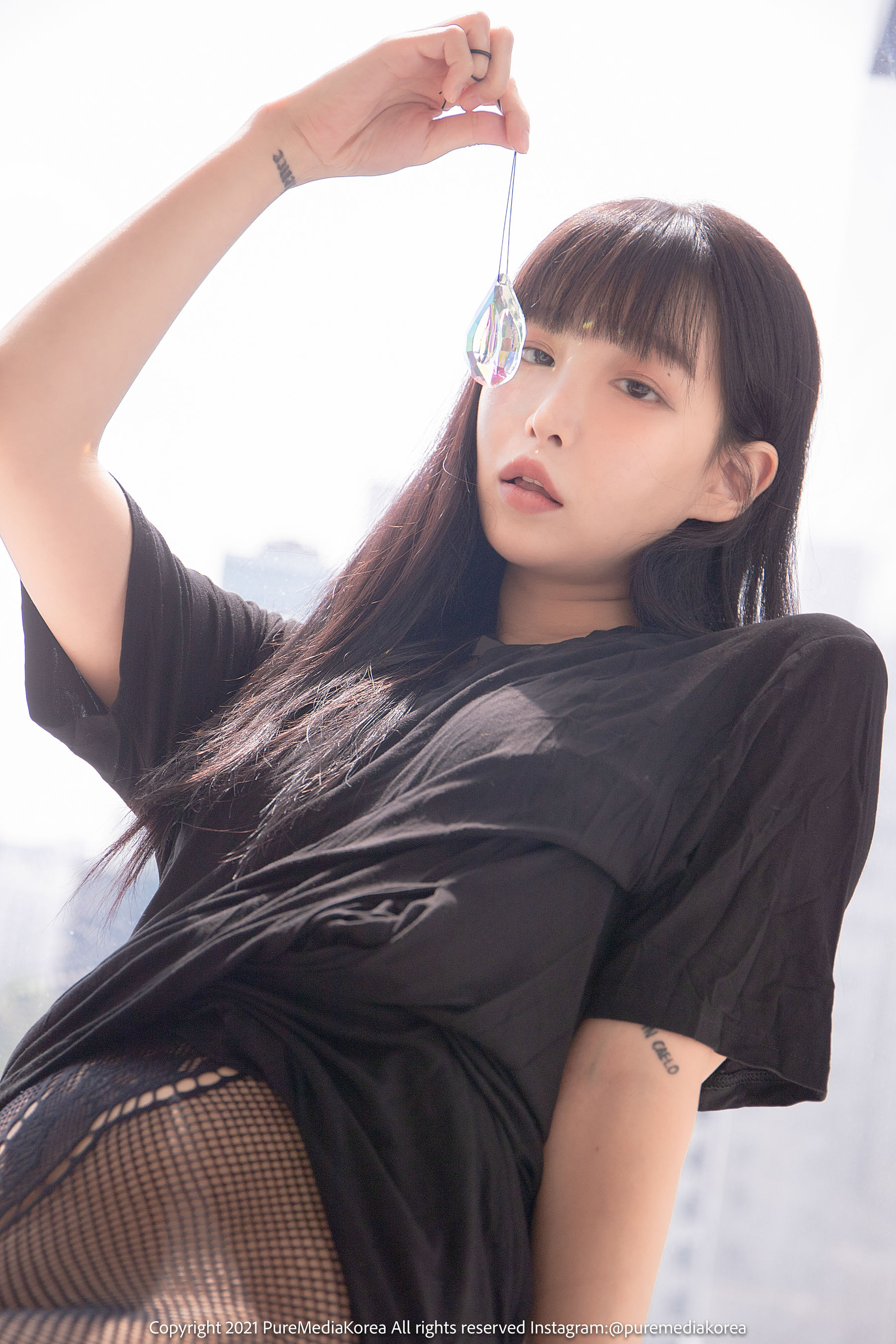 [PURE MEDIA] Leeseol 连体网丝[116P]
