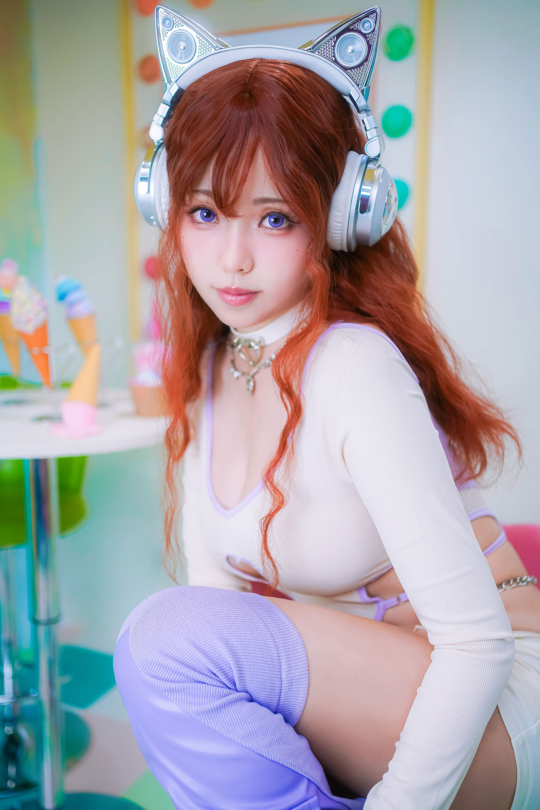 [COSPLAY] Ely_eee(ElyEE子) – Maoin Y2K貓音