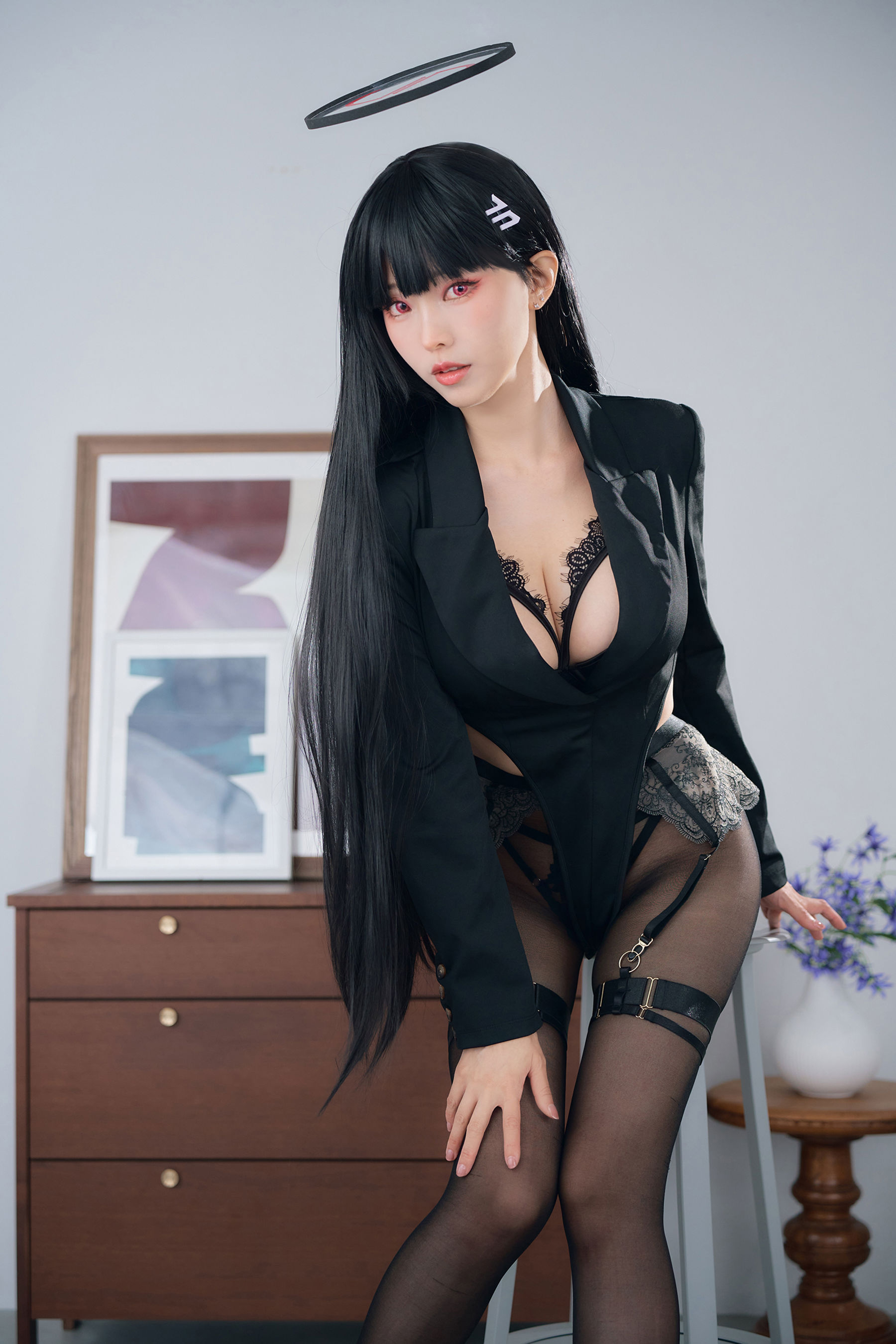 [COSPLAY] Ely_eee(ElyEE子) – 莉音 秘密吊带