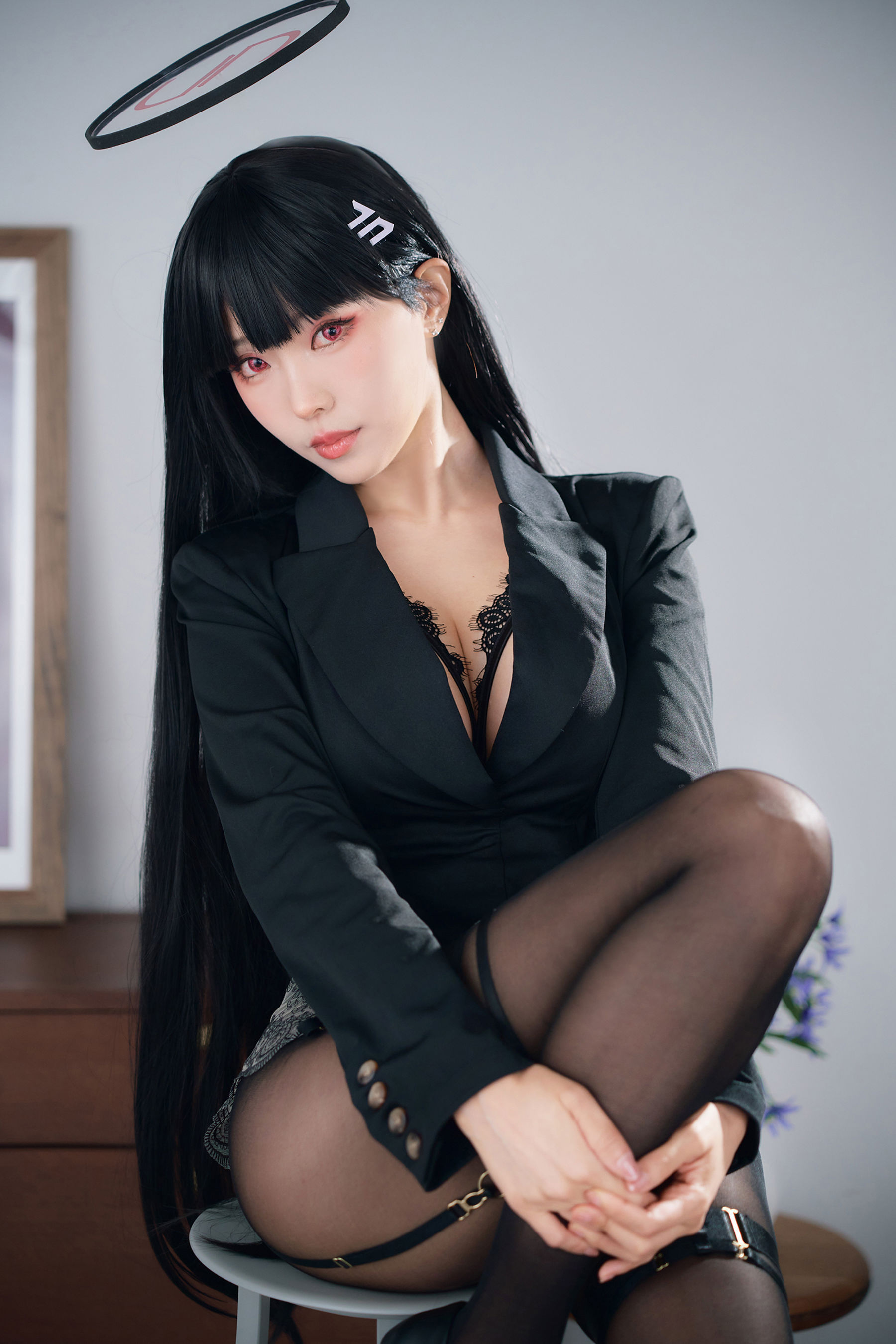 [COSPLAY] Ely_eee(ElyEE子) – 莉音 秘密吊带