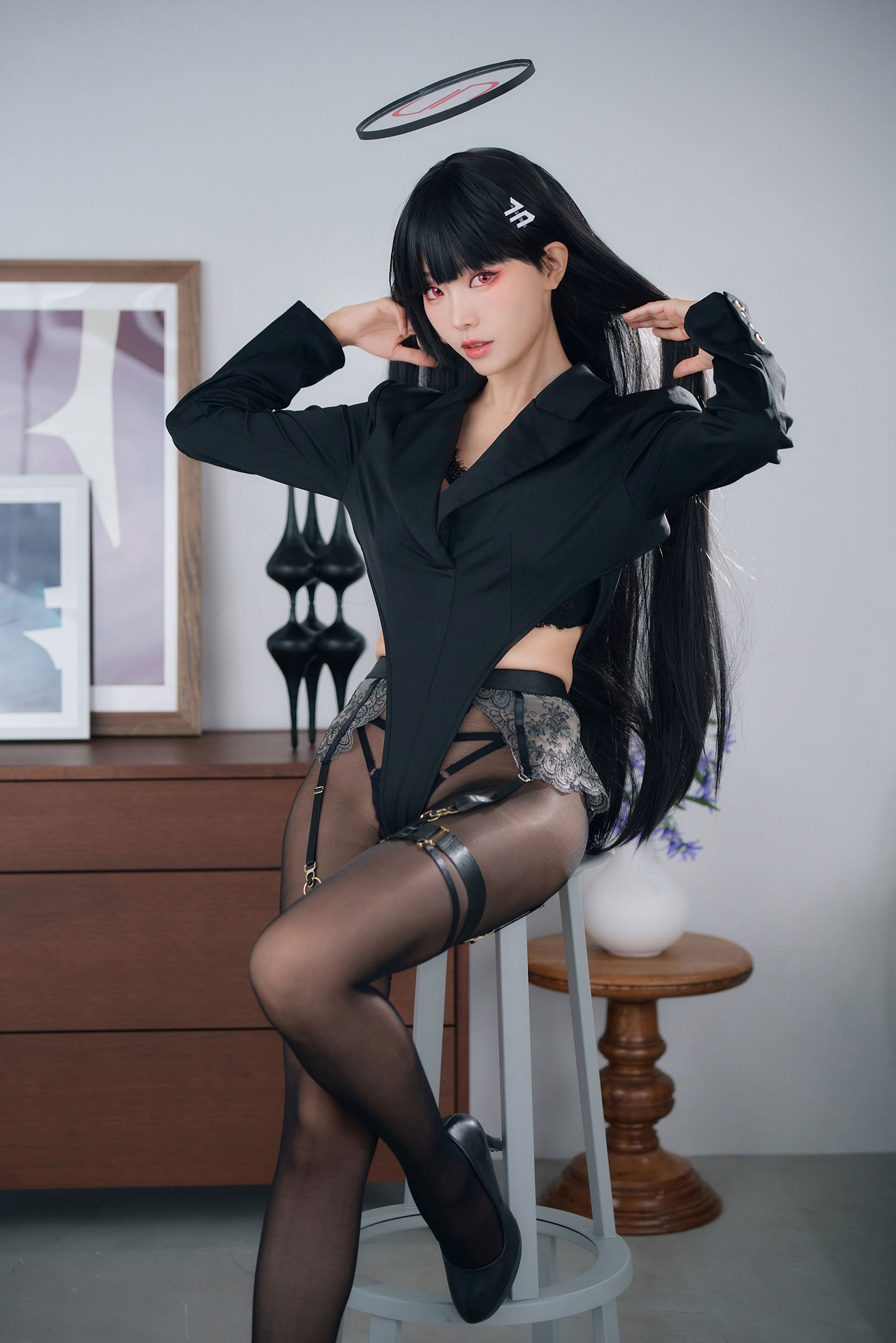 [COSPLAY] Ely_eee(ElyEE子) – 莉音 秘密吊带