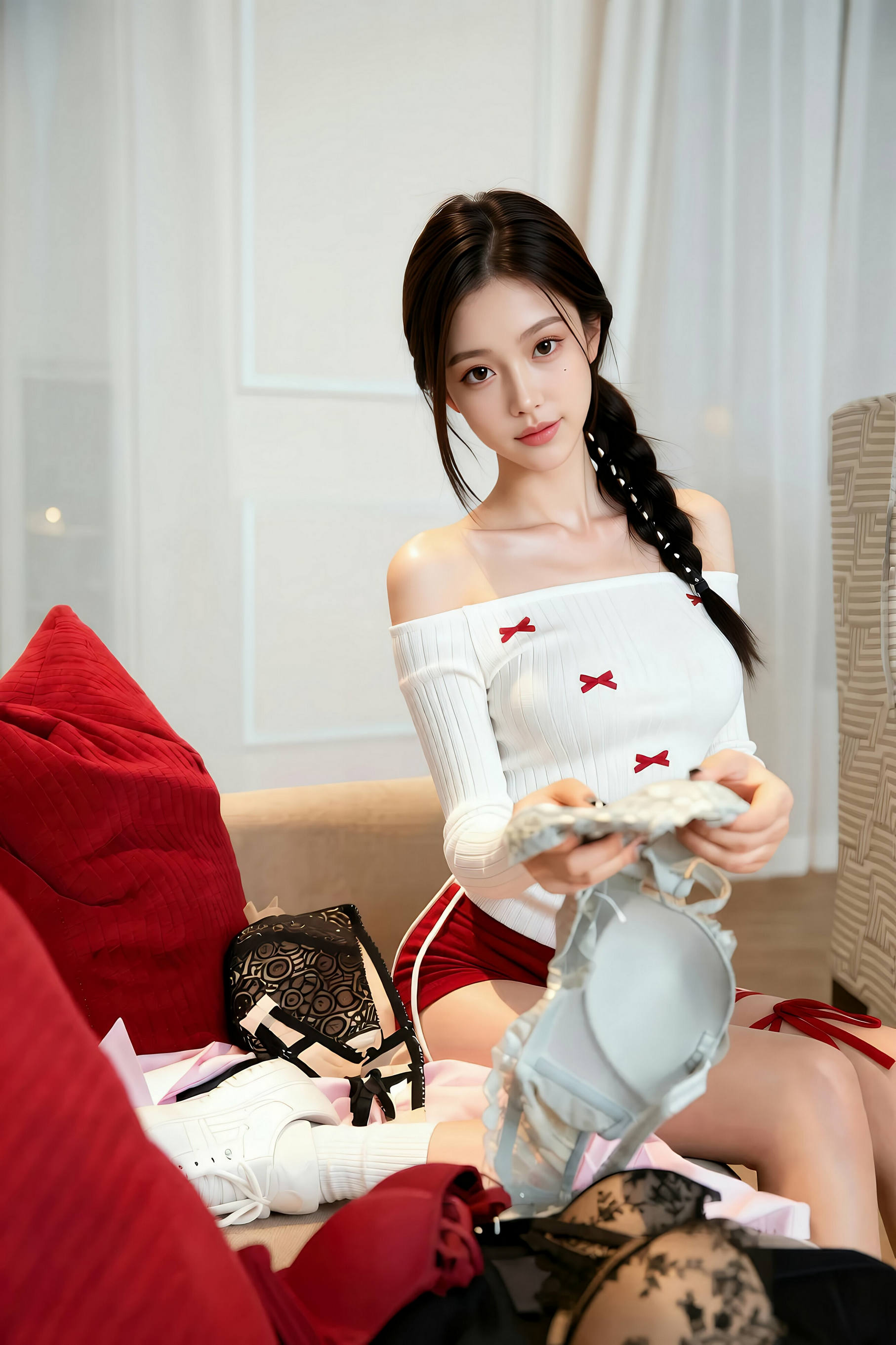 [AiGirl] 熙蕾 白色上衣 [81P]