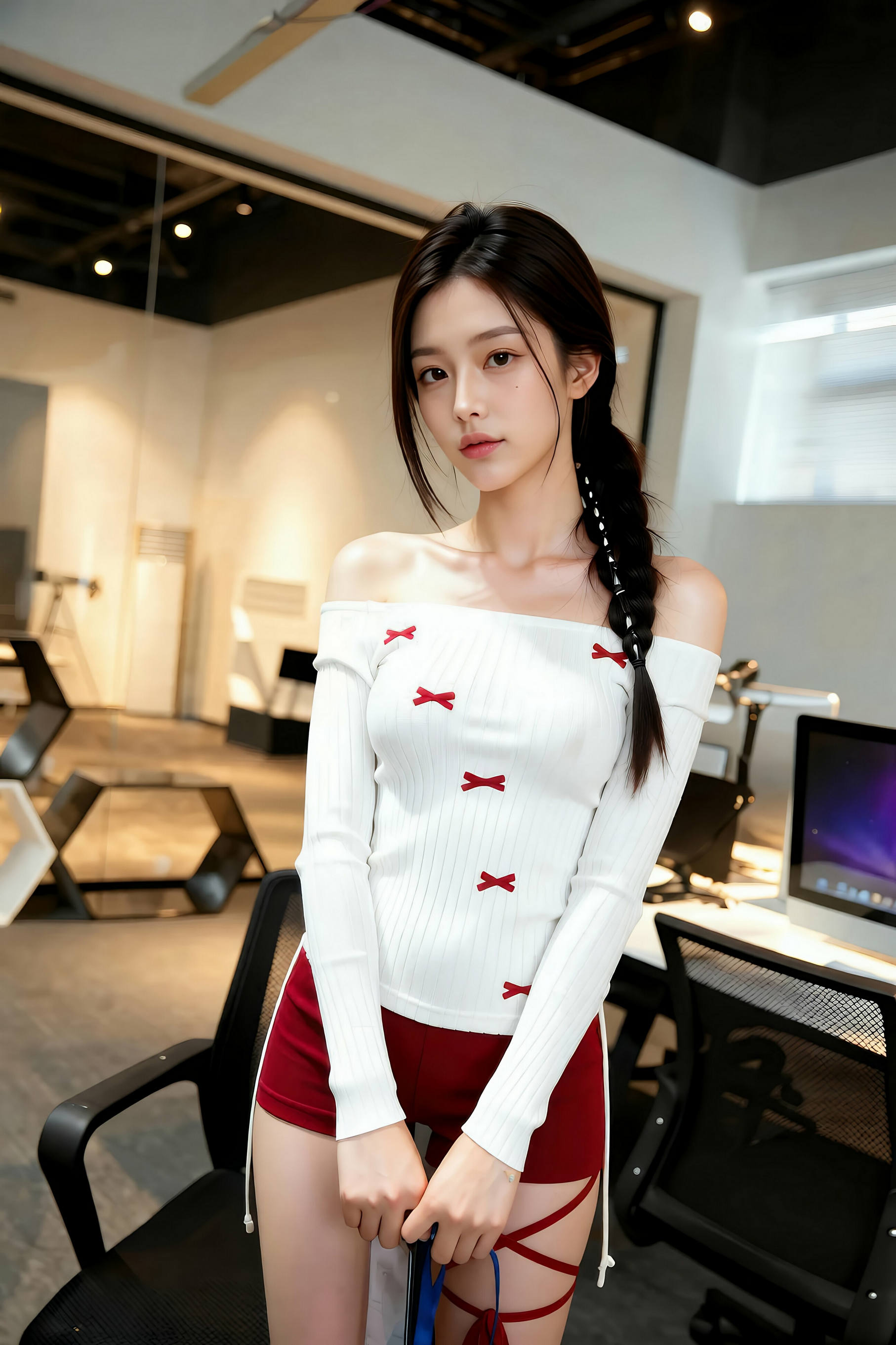 [AiGirl] 熙蕾 白色上衣 [81P]
