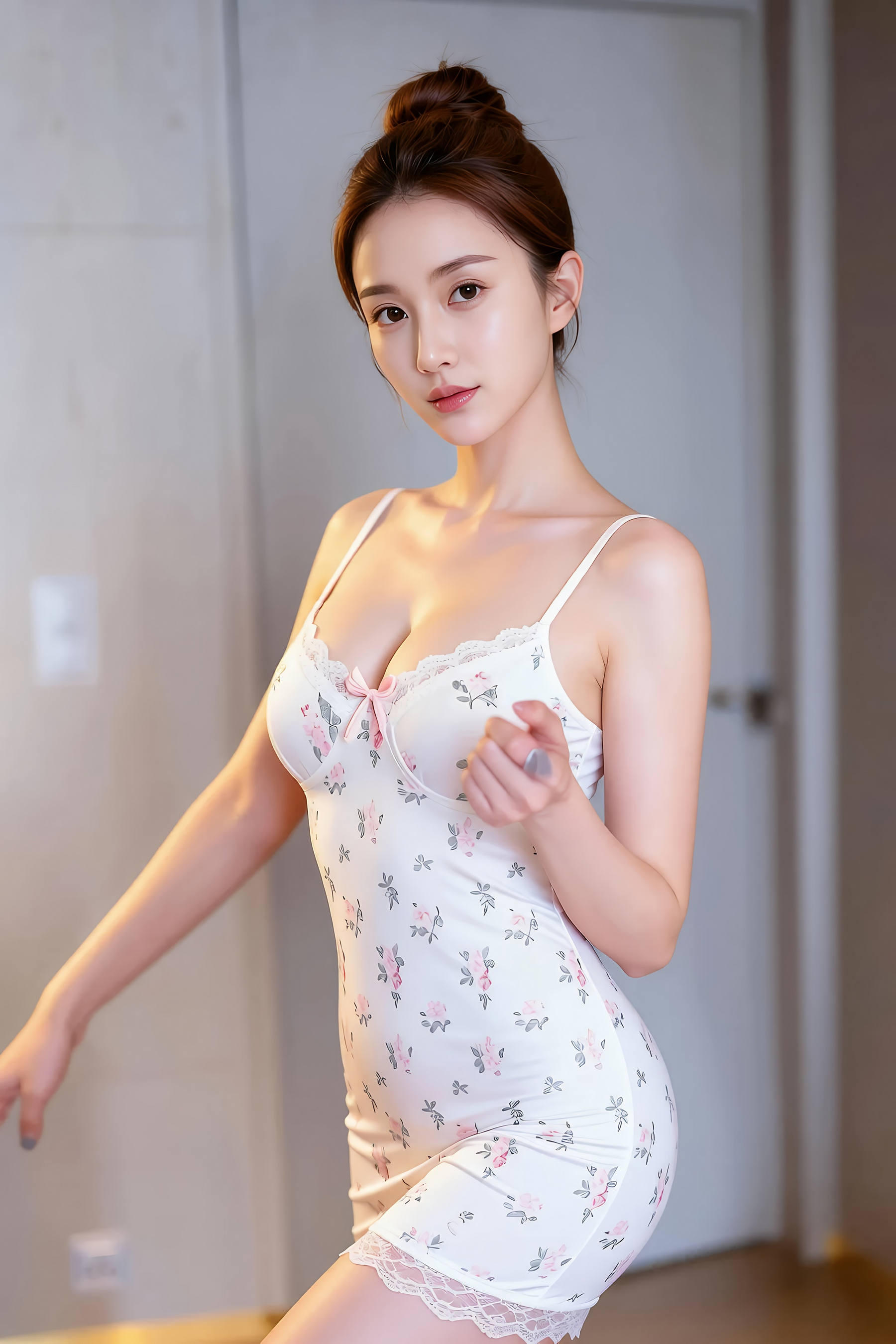 Gallery - [AiGirl] 一柠lemo 碎花吊带 [86P] - 麻豆夹-美女图片-性感写真 - image 4