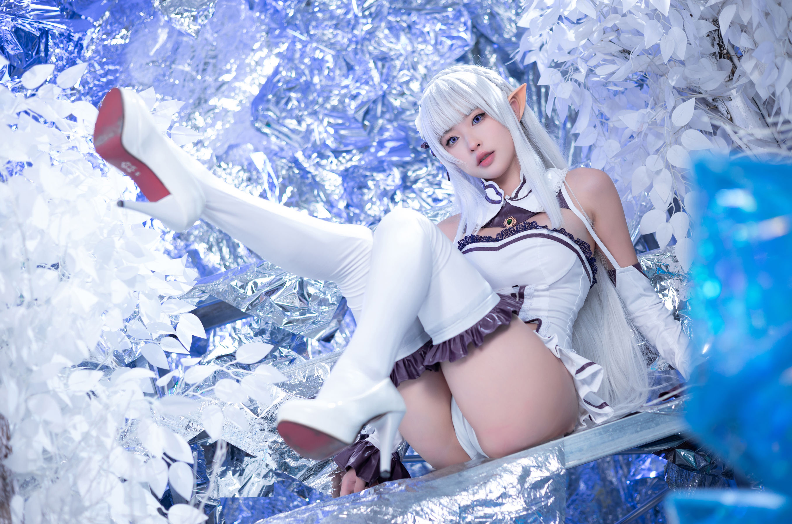 Gallery - [COSPLAY] 清水由乃 重生之我是艾米莉亚 - 麻豆夹-美女图片-性感写真 - image 1