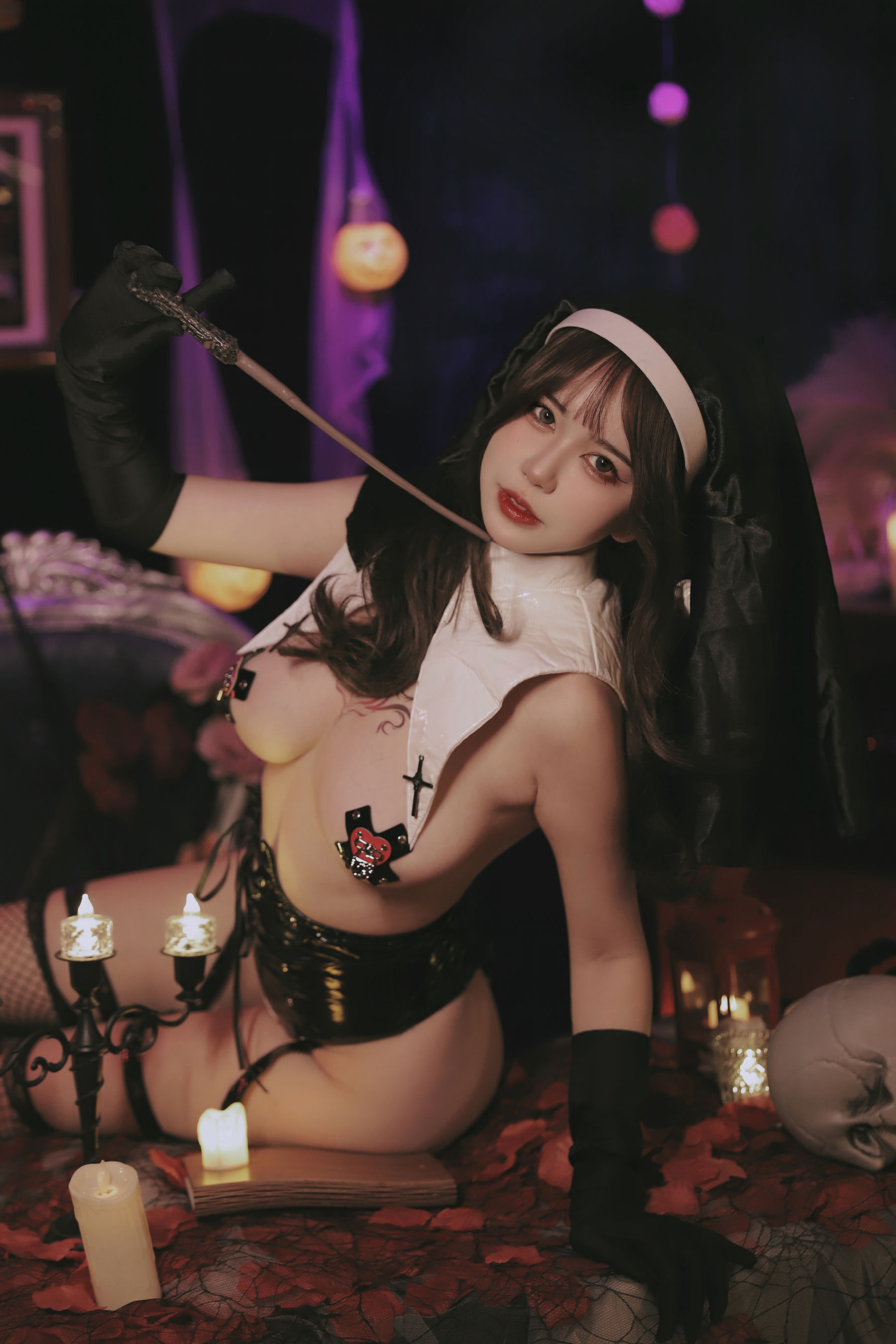 Gallery - [COSPLAY] Tina很妖孽呀 – 万圣修女 - 麻豆夹-美女图片-性感写真 - image 7