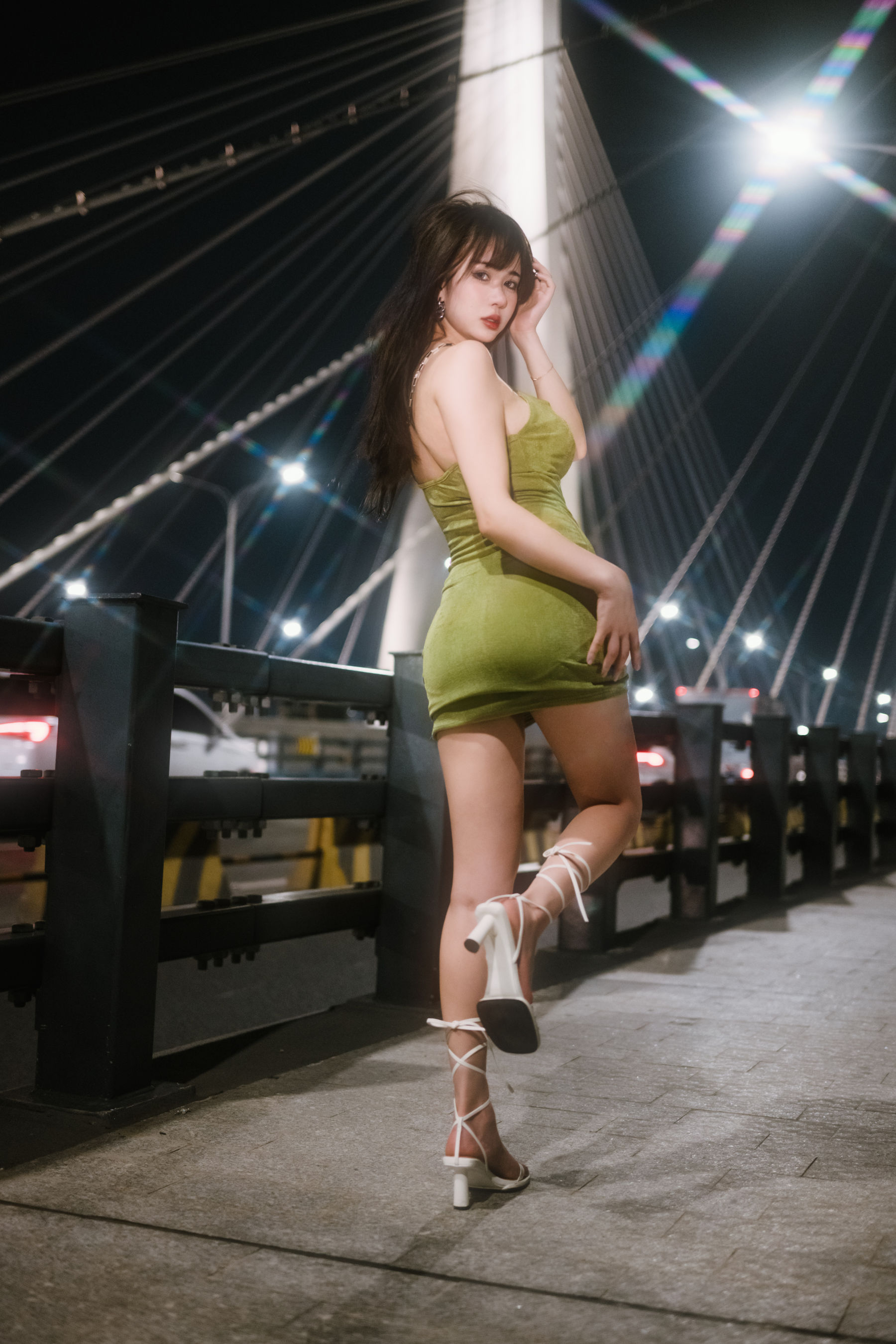 [COSPLAY] Tina很妖孽呀 – 绿色连衣裙