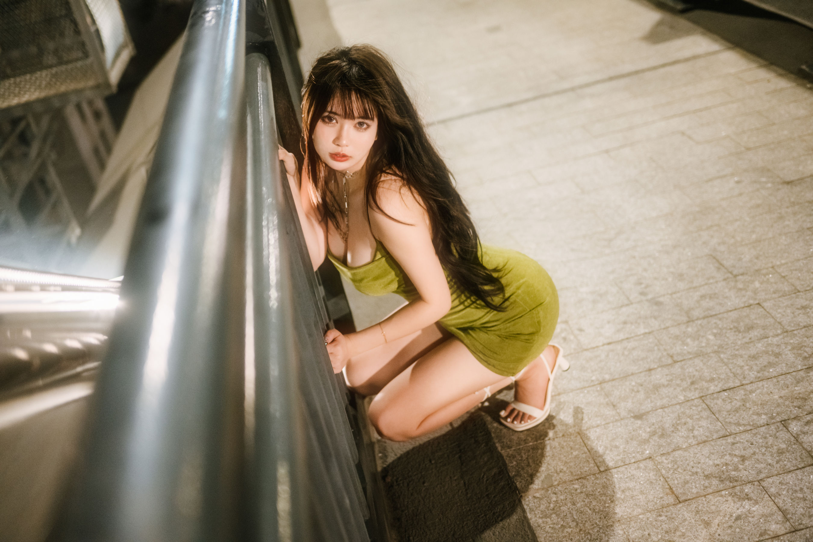 [COSPLAY] Tina很妖孽呀 – 绿色连衣裙