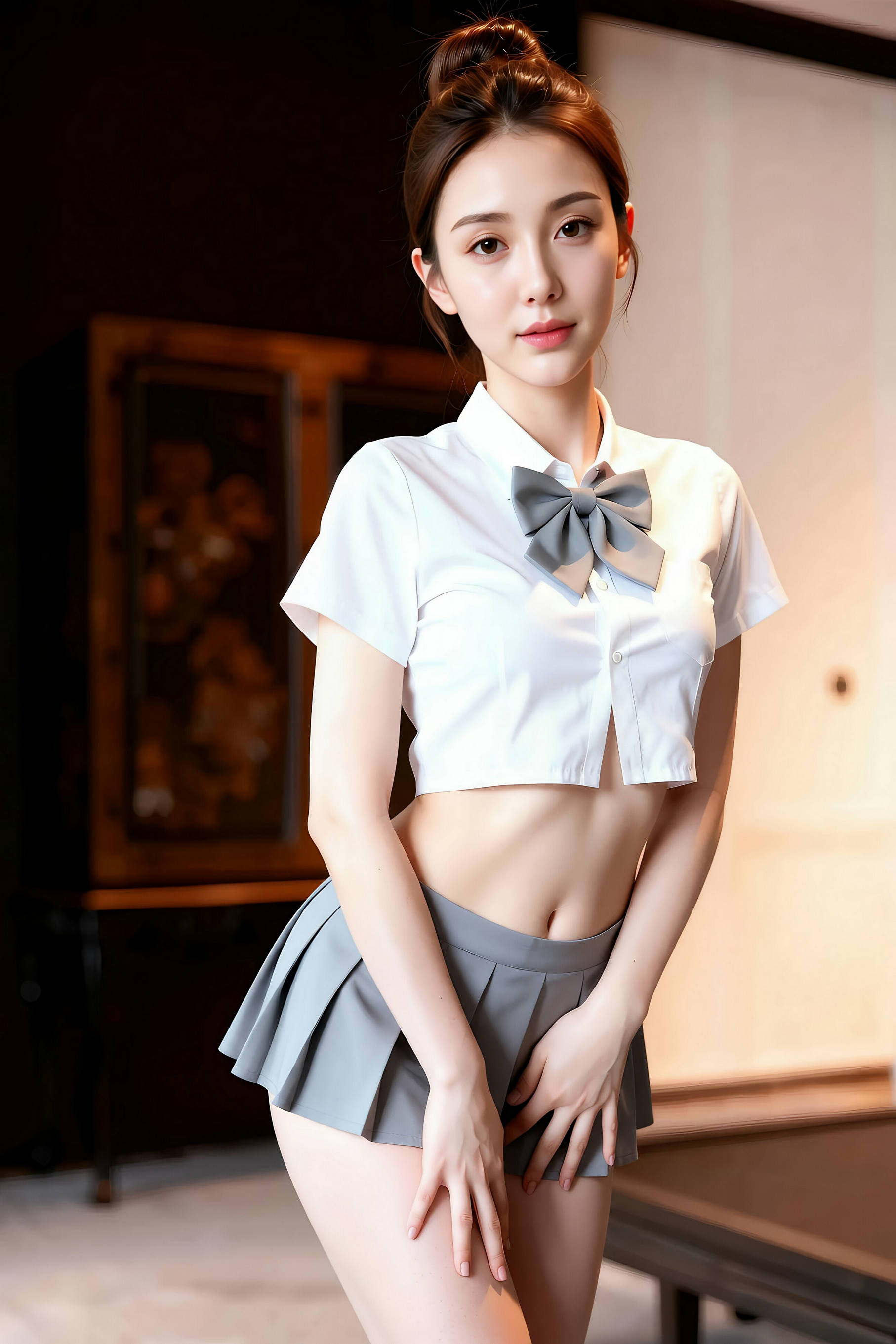 Gallery - [AiGirl] 一柠 超短JK [87P] - 麻豆夹-美女图片-性感写真 - image 4