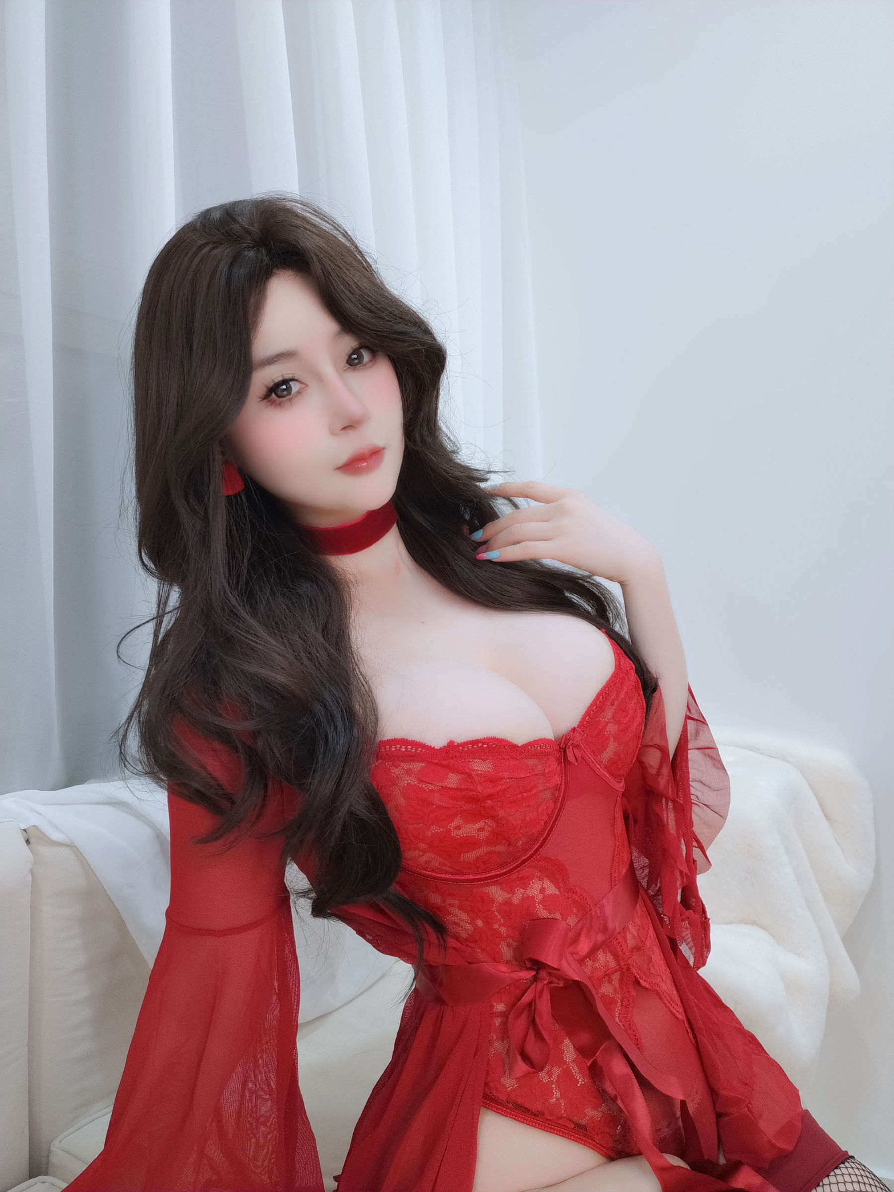 Gallery - [COSPLAY] Coser小姐姐白银 – Red Lad - 麻豆夹-美女图片-性感写真 - image 1