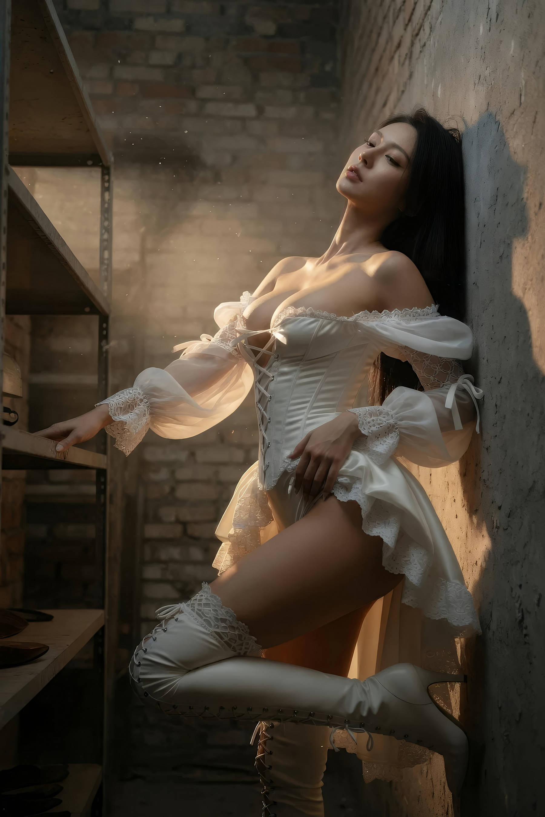 Gallery - [AiGirl] 柒琪 白色丝袜 [67P] - 麻豆夹-美女图片-性感写真 - image 3