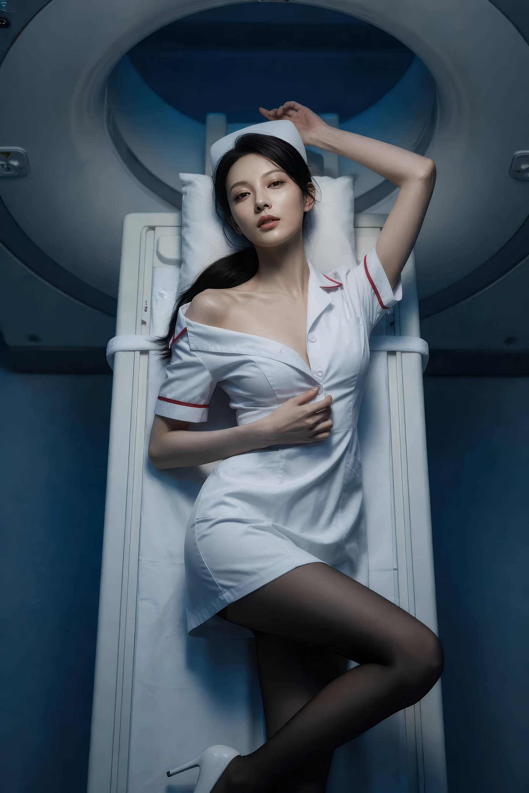 Gallery - [AiGirl] 柒琪 黑丝护士 [69P] - 麻豆夹-美女图片-性感写真 - image 5