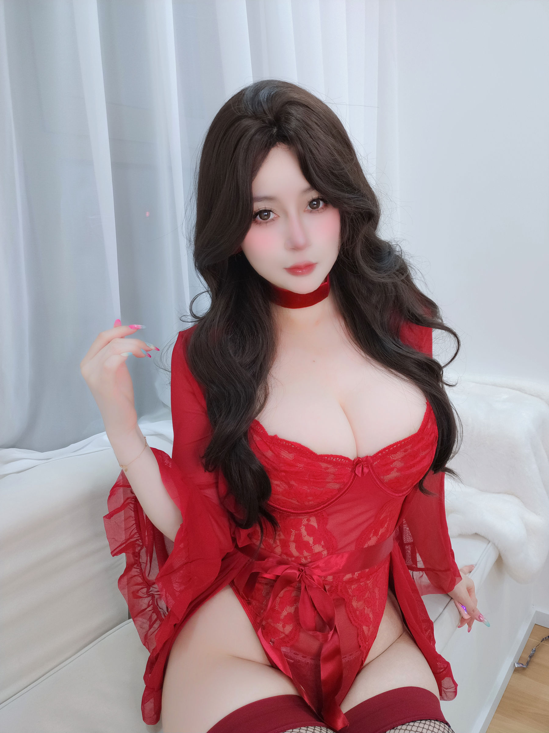 Gallery - [COSPLAY] Coser小姐姐白银 – Red Lad - 麻豆夹-美女图片-性感写真 - image 8