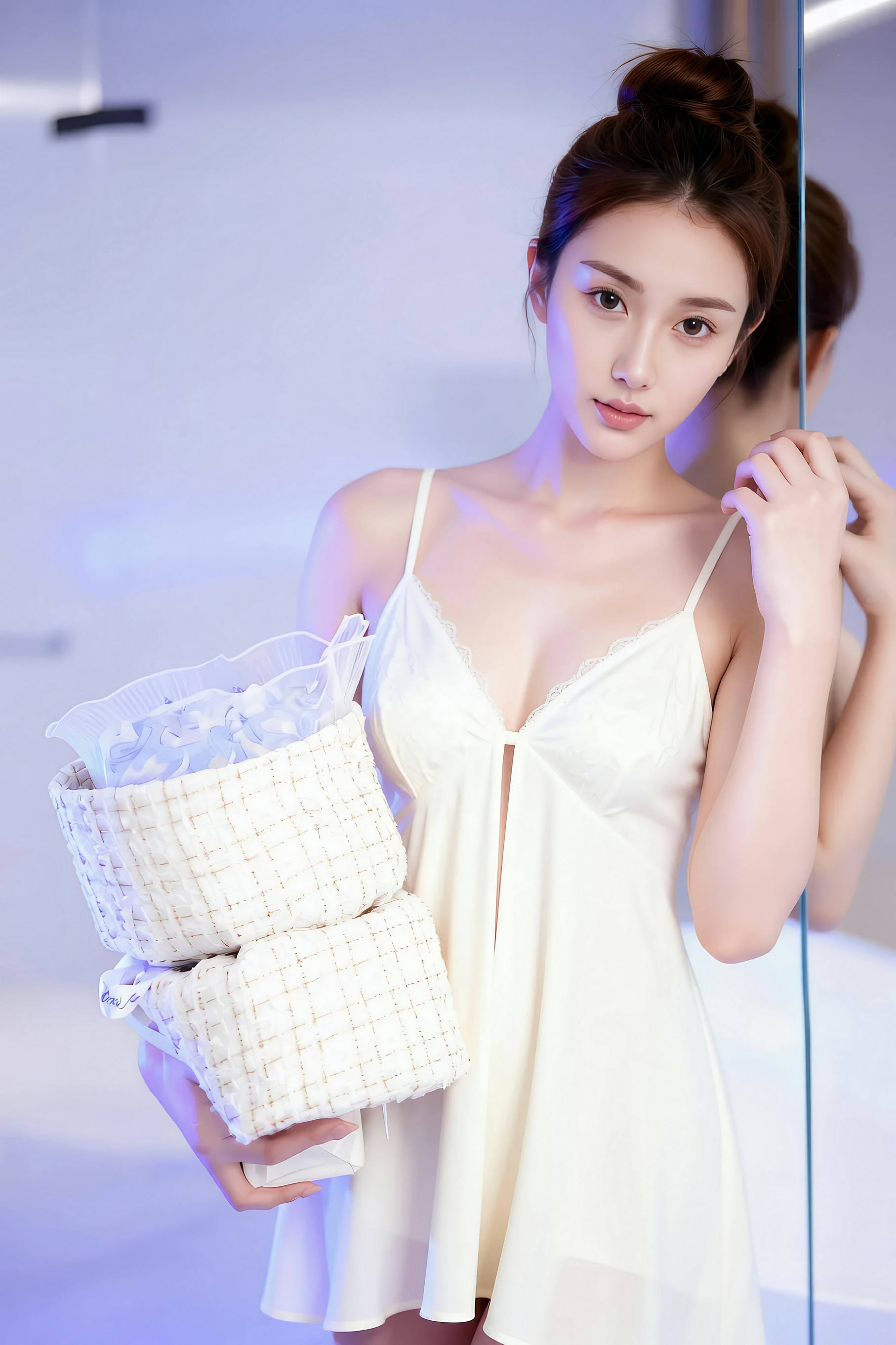 Gallery - [AiGirl] 一柠 白色短裙 [64P] - 麻豆夹-美女图片-性感写真 - image 5