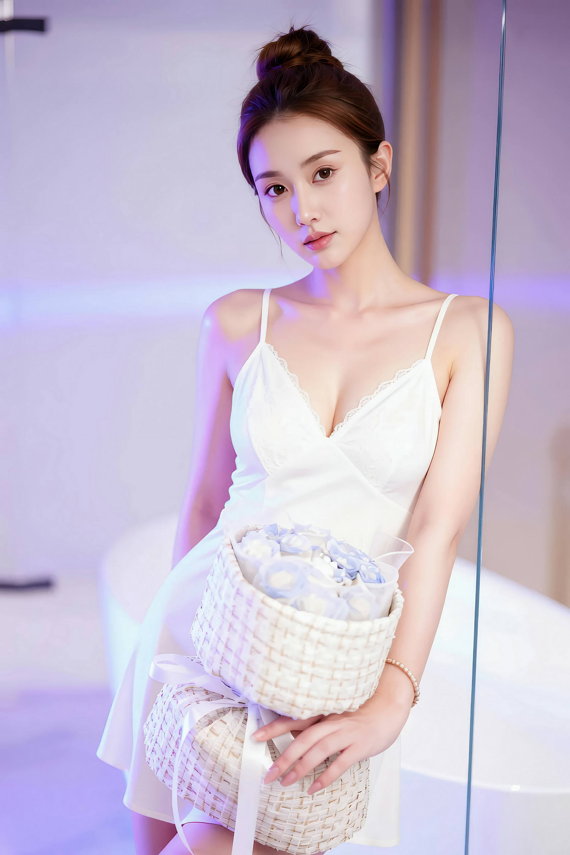 Gallery - [AiGirl] 一柠 白色短裙 [64P] - 麻豆夹-美女图片-性感写真 - image 3