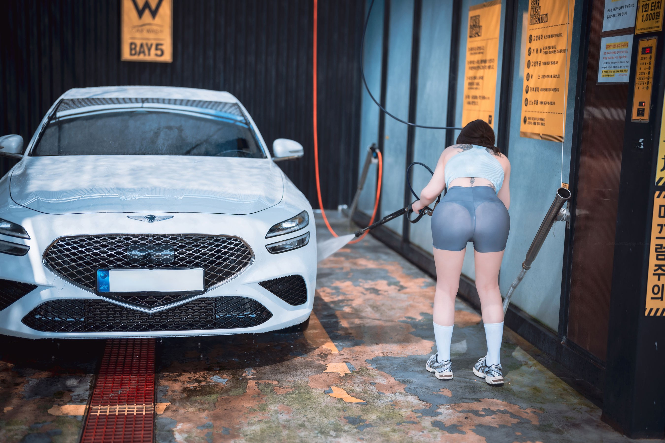 Gallery - [DJAWA] Son Ye Eun - Wash My Car [123P] - 麻豆夹-美女图片-性感写真 - image 1