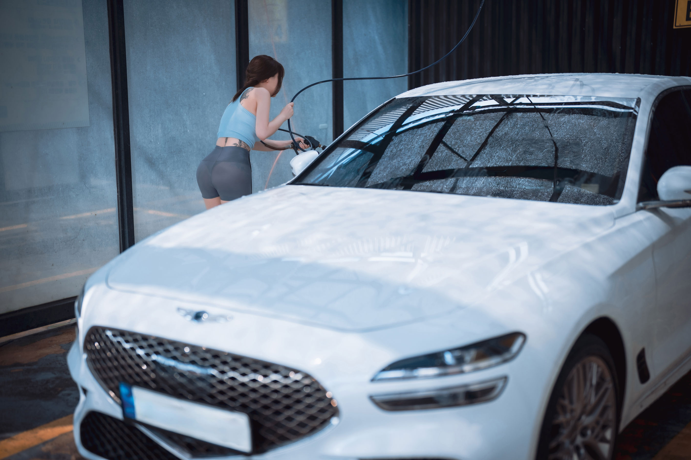 Gallery - [DJAWA] Son Ye Eun - Wash My Car [123P] - 麻豆夹-美女图片-性感写真 - image 7