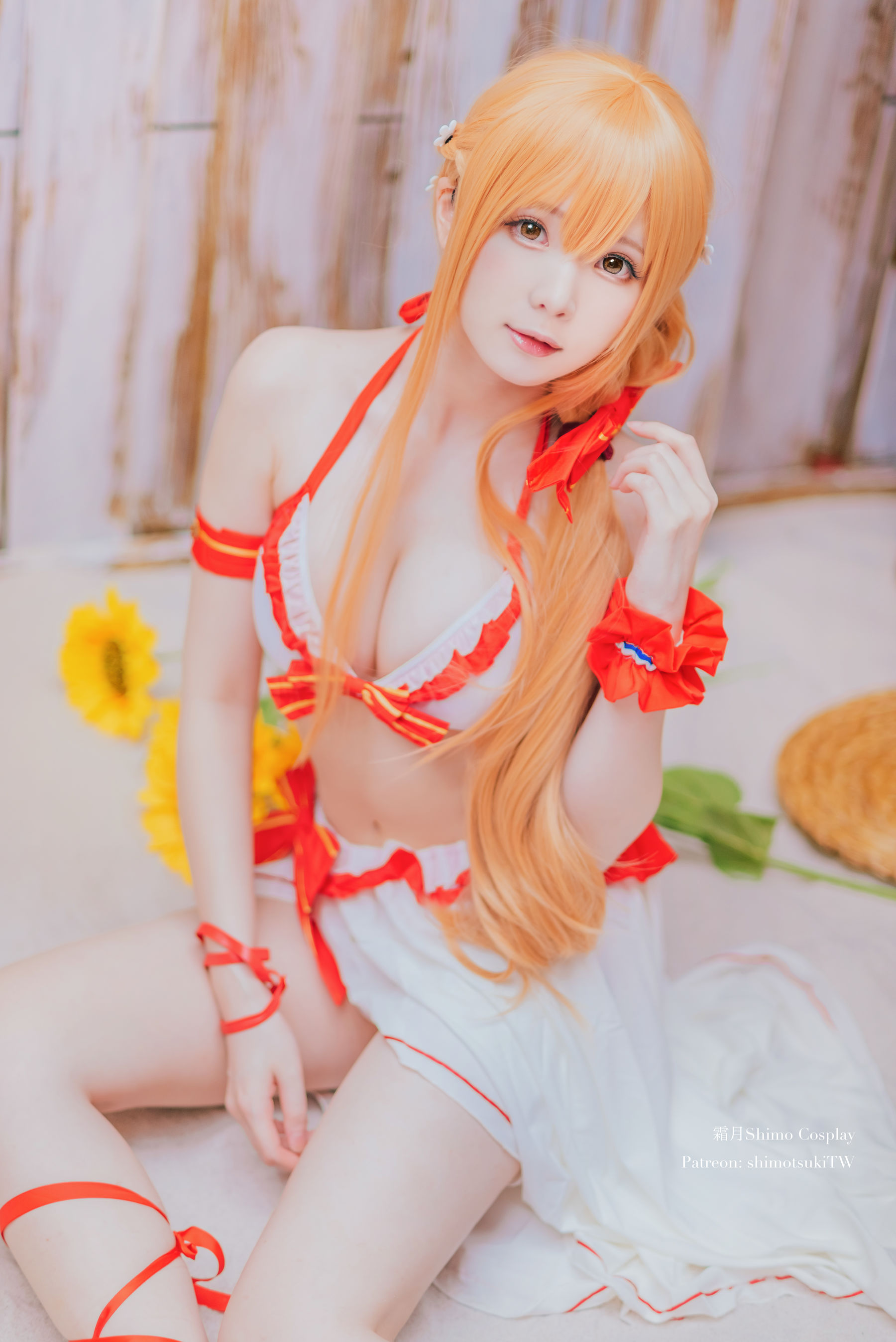 Gallery - [COSPLAY] 霜月shimo – Asuna泳装 - 麻豆夹-美女图片-性感写真 - image 6