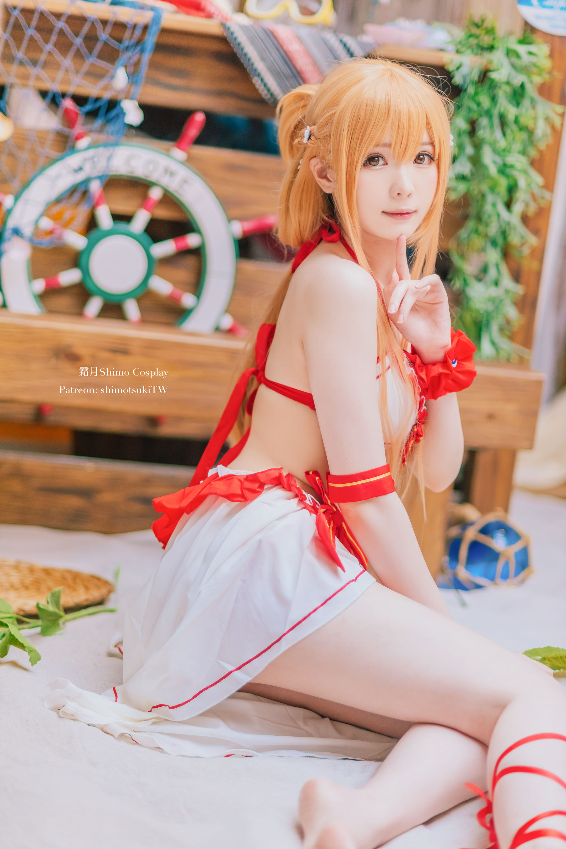 Gallery - [COSPLAY] 霜月shimo – Asuna泳装 - 麻豆夹-美女图片-性感写真 - image 5
