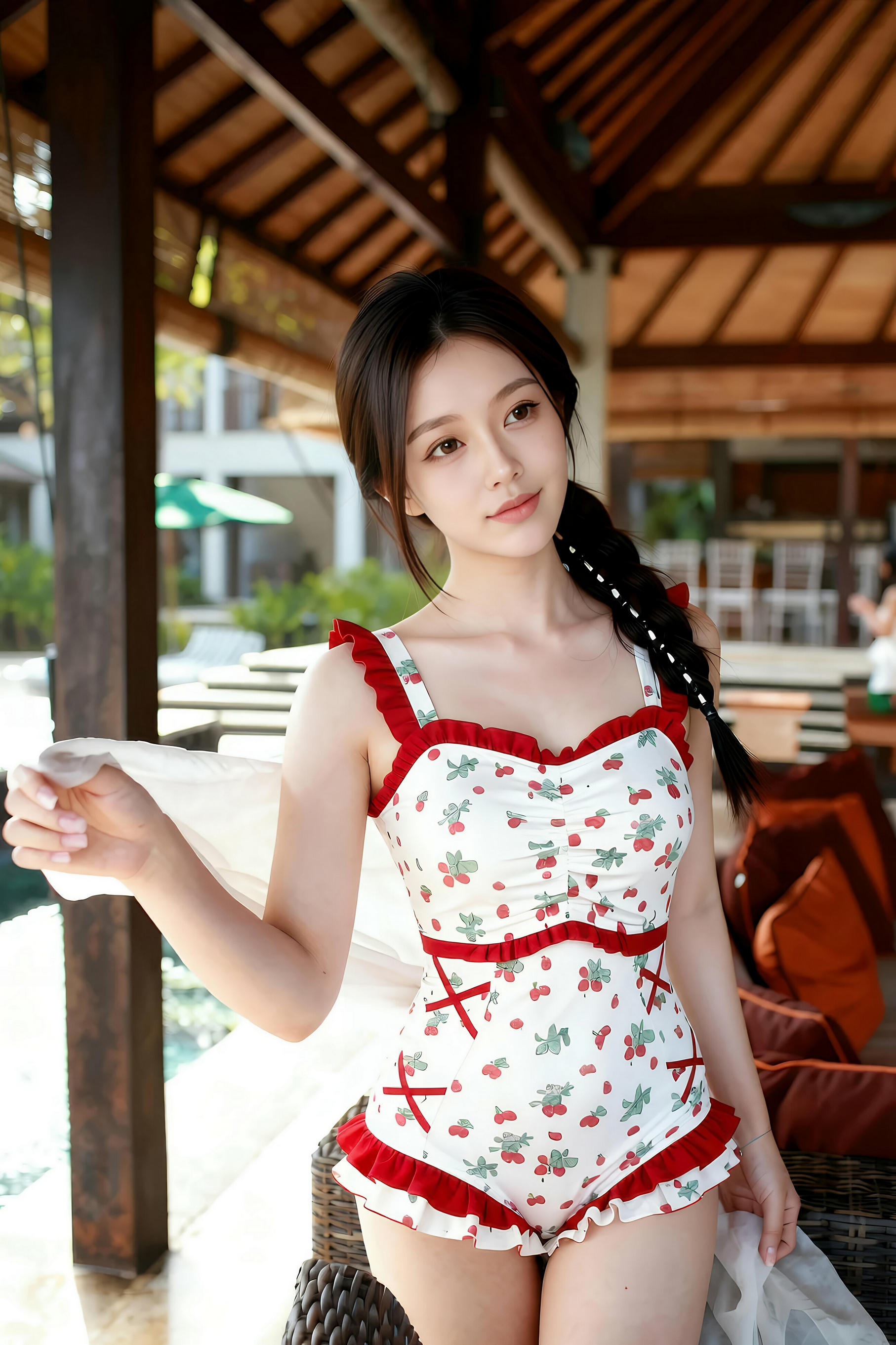 [AiGirl] 熙蕾学姐 樱桃连体 [64P]
