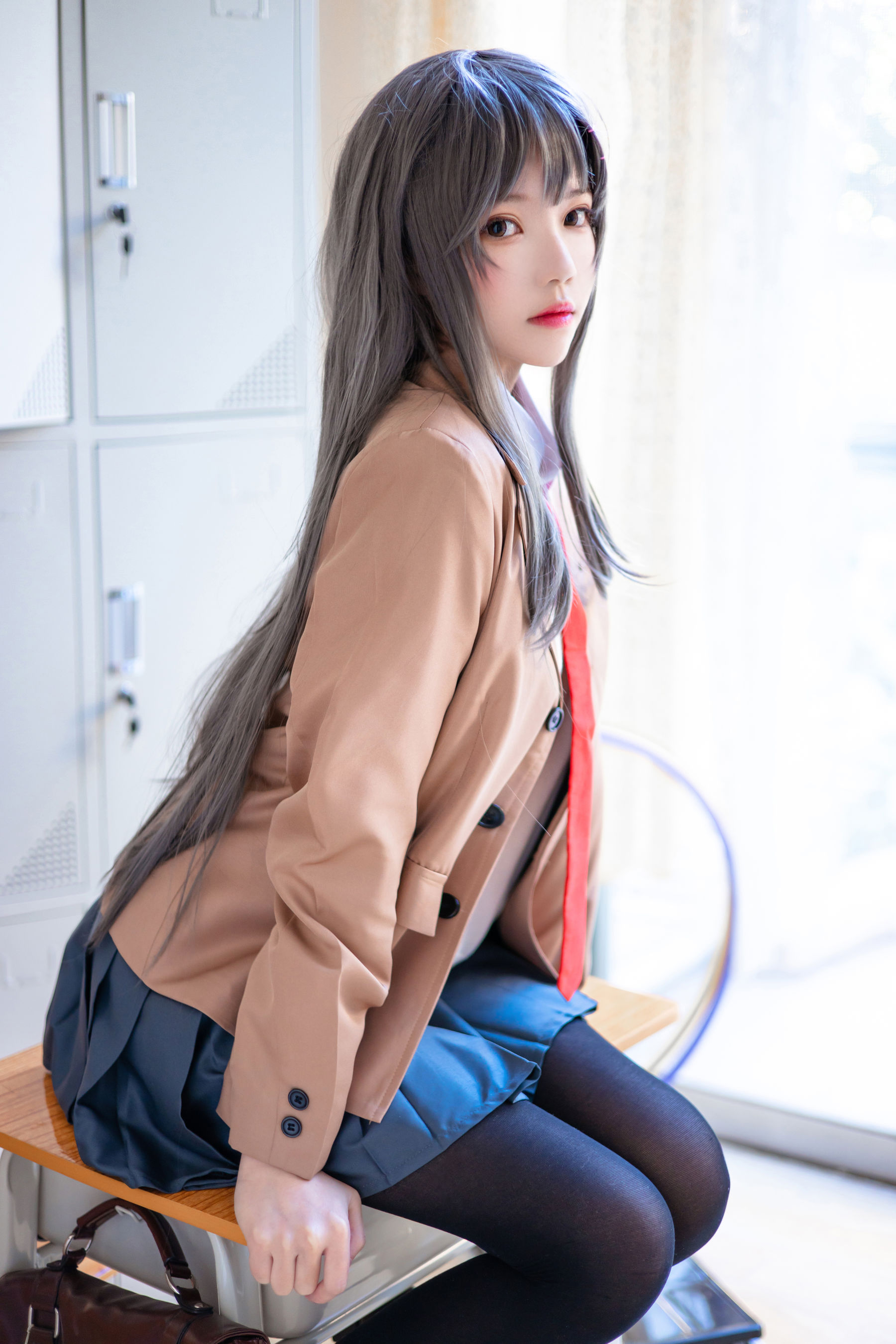 [COSPLAY] 桜桃喵 – 麻衣JK