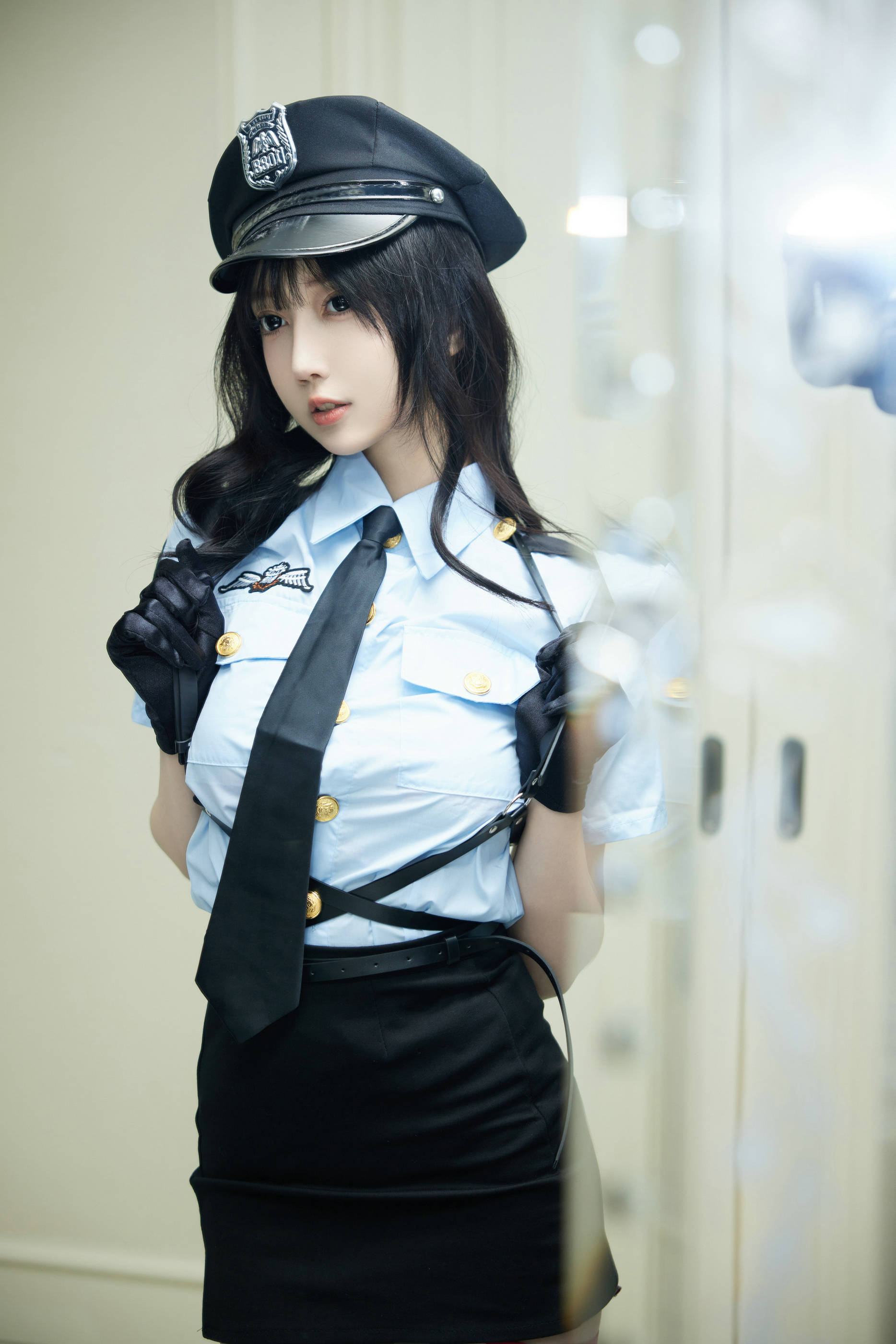 [秀人内购] 玥儿玥 诱人私拍福利 蓝色制服