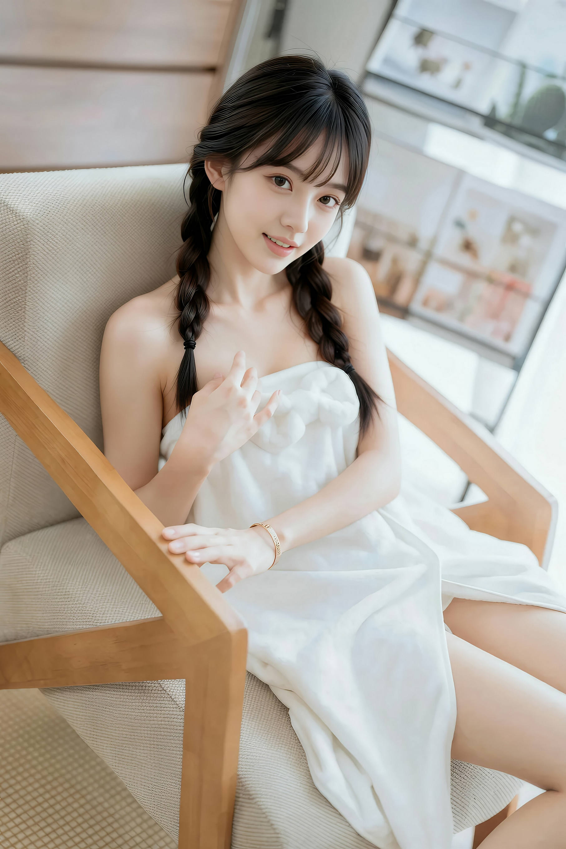 [AiGirl] 苏暖暖 白色浴巾 [65P]