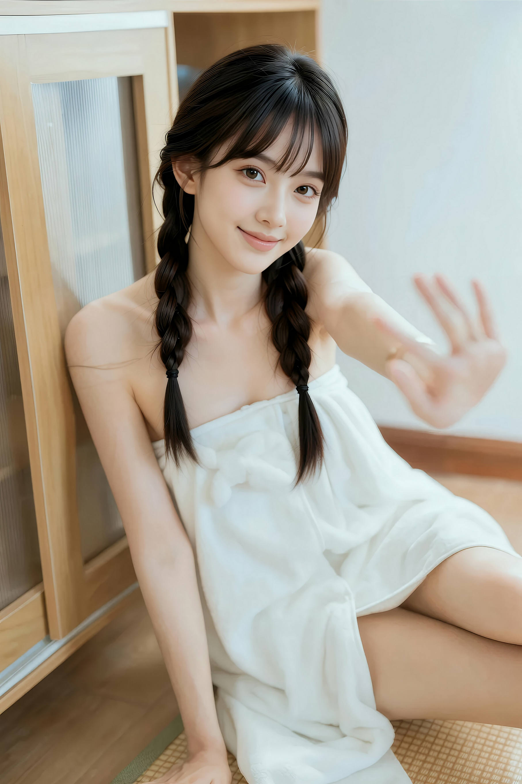 [AiGirl] 苏暖暖 白色浴巾 [65P]