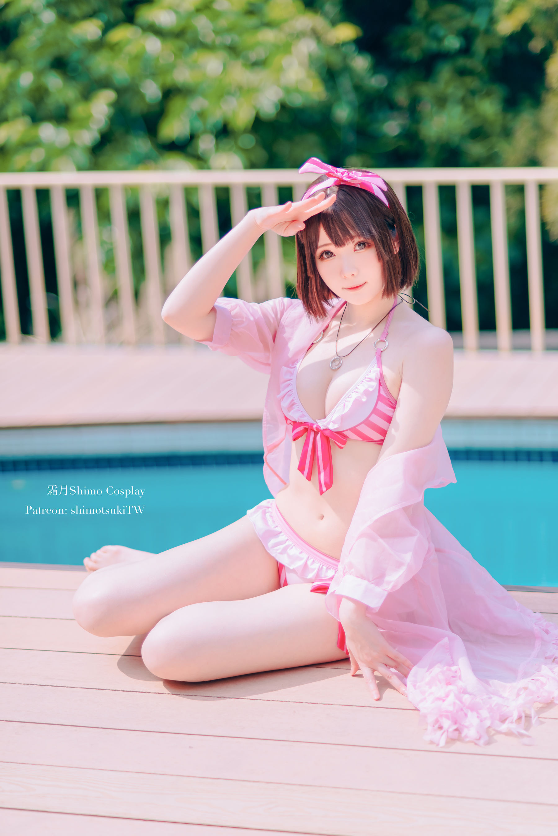[COSPLAY] 霜月shimo – 加藤惠泳衣
